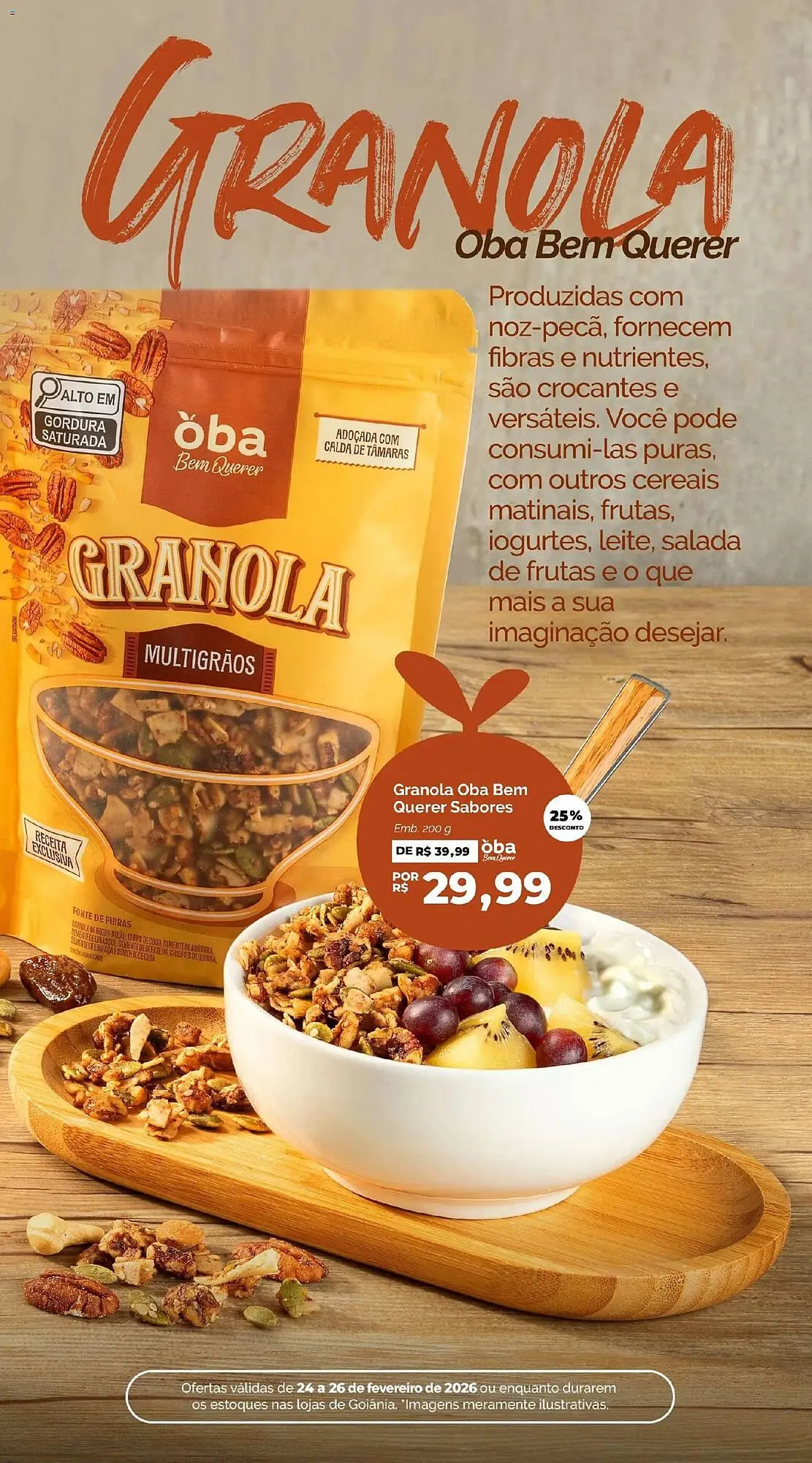 Encarte de Folheto Oba Hortifruti 24 de fevereiro até 26 de fevereiro 2026 - Pagina 2