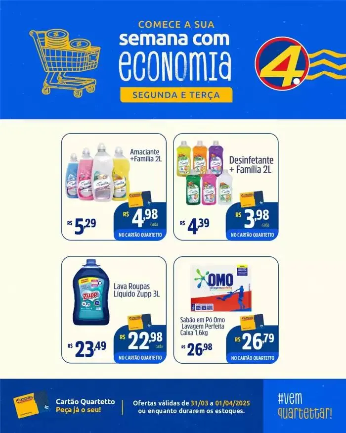 Encarte de Encarte Quartetto Supermercados 2 de abril até 3 de abril 2025 - Pagina 8