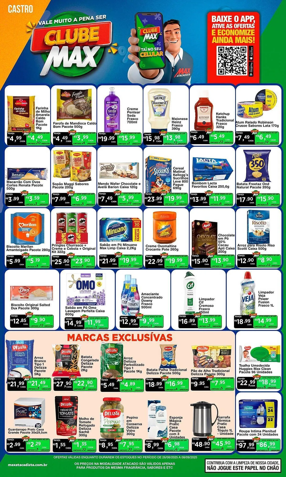 Encarte de Catálogo Max Atacadista 26 de agosto até 8 de setembro 2025 - Pagina 1
