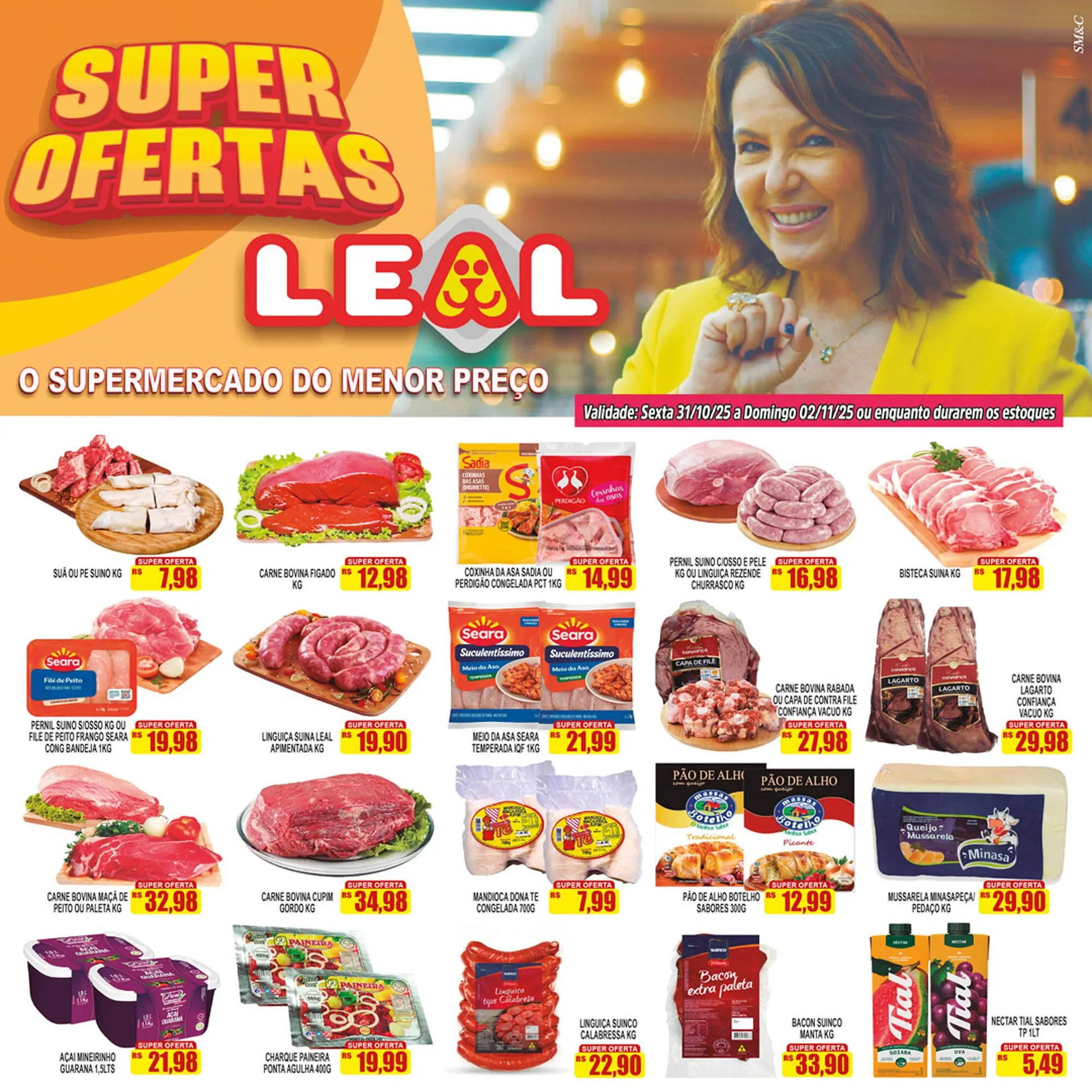 Encarte de Folheto Supermercado leal 31 de outubro até 2 de novembro 2025 - Pagina 2