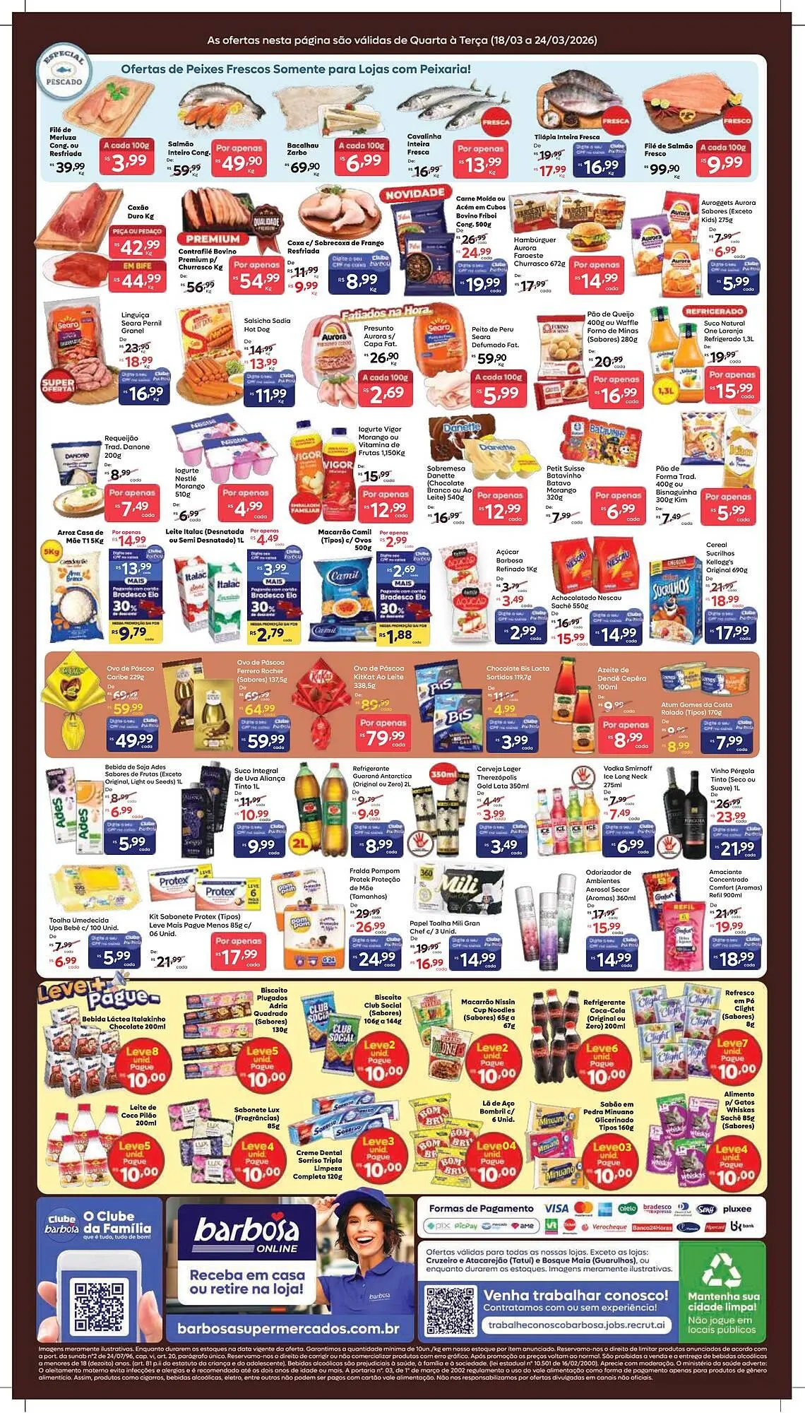 Encarte de Tabloide Barbosa Supermercados 18 de março até 24 de março 2026 - Pagina 2