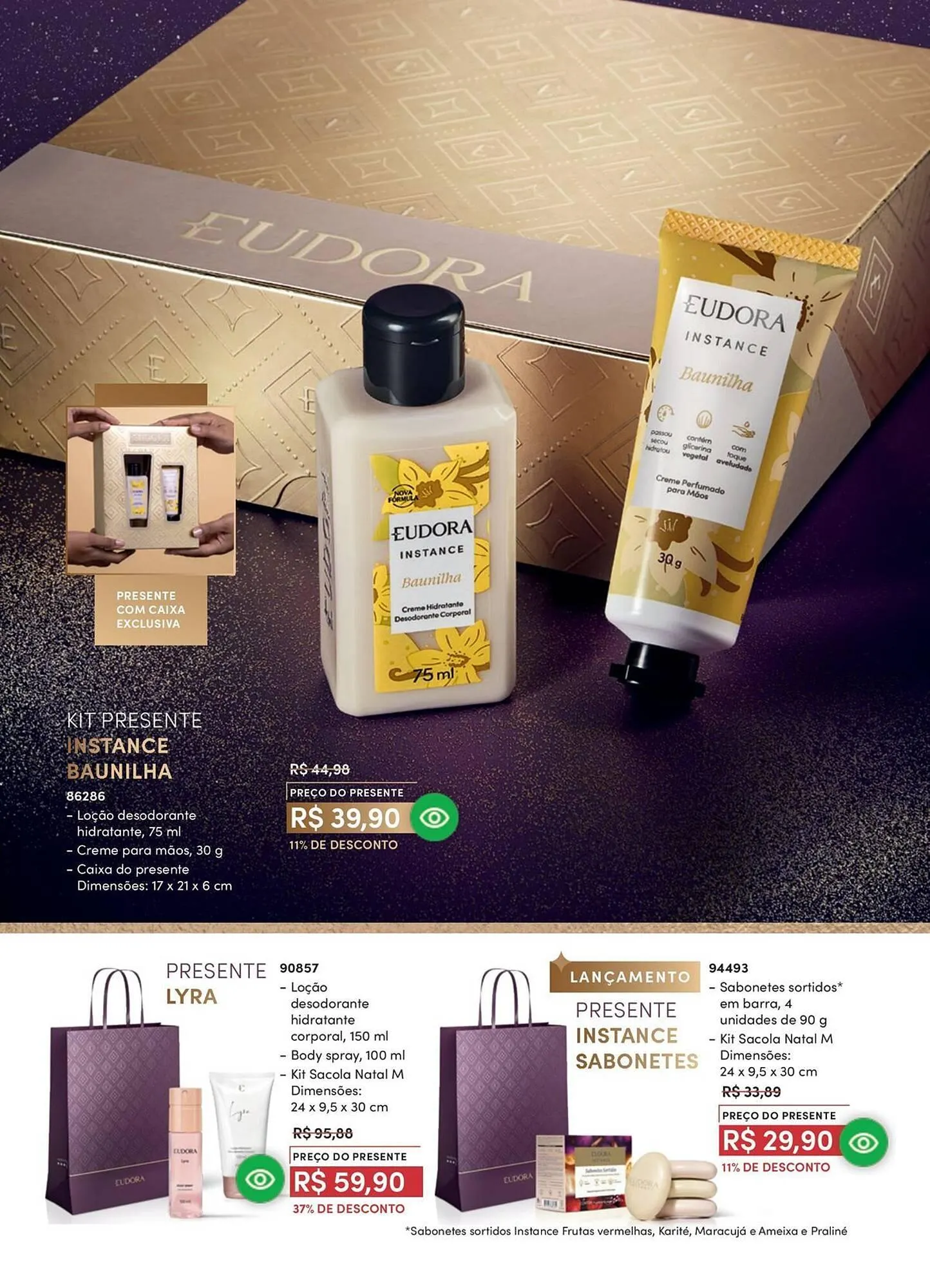 Encarte de Catálogo Eudora 27 de novembro até 27 de dezembro 2025 - Pagina 52