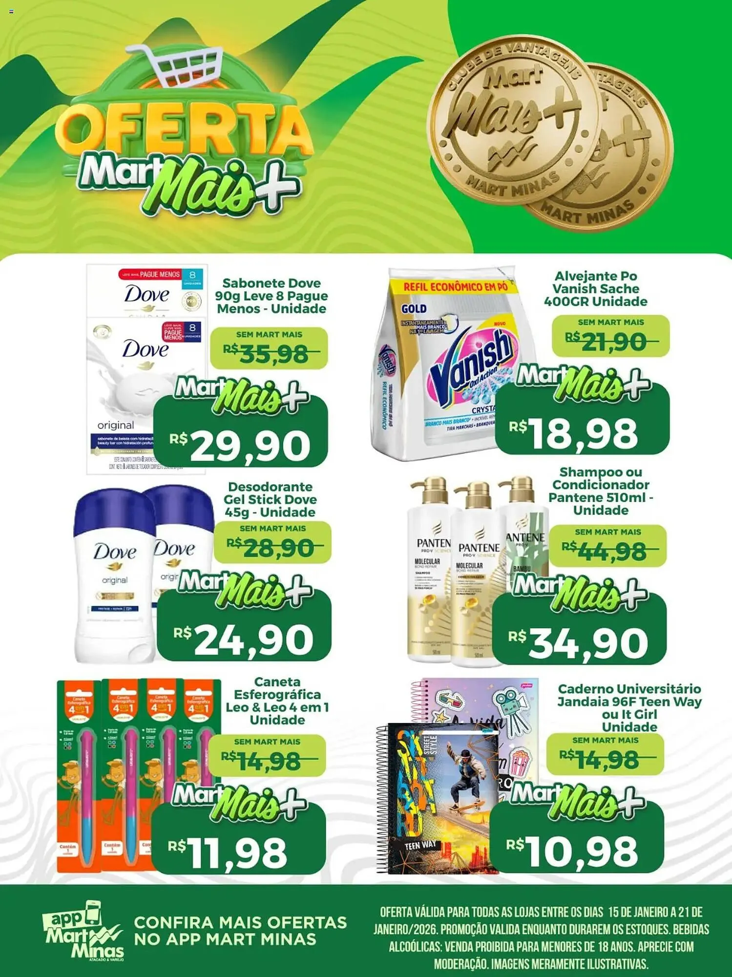 Encarte de Folheto Mart Minas 15 de janeiro até 22 de janeiro 2026 - Pagina 2