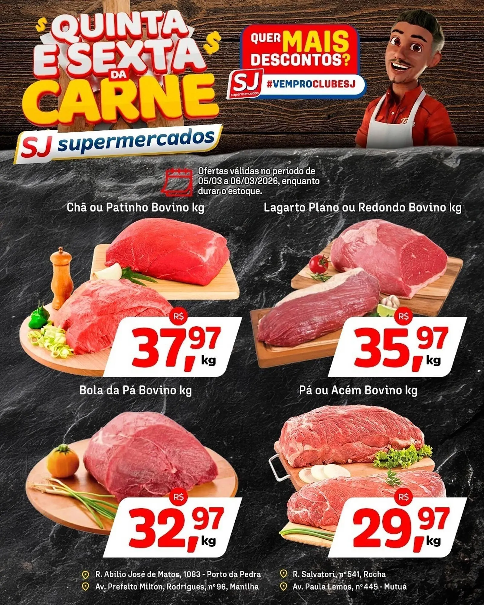 Encarte de Encarte Sj Supermercados 5 de março até 6 de março 2026 - Pagina 3