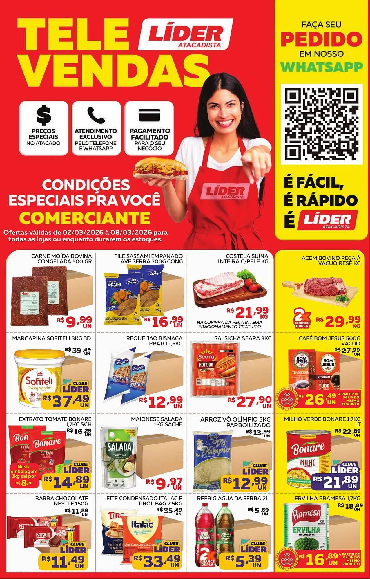 Encarte de Encarte Lider Atacadista 2 de março até 8 de março 2026 - Pagina 1