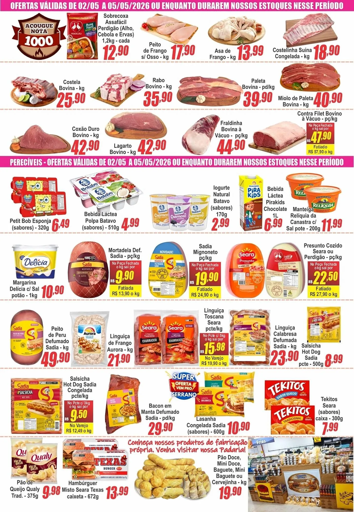 Encarte de Catálogo Serrano Supermercado 28 de abril até 5 de maio 2026 - Pagina 3