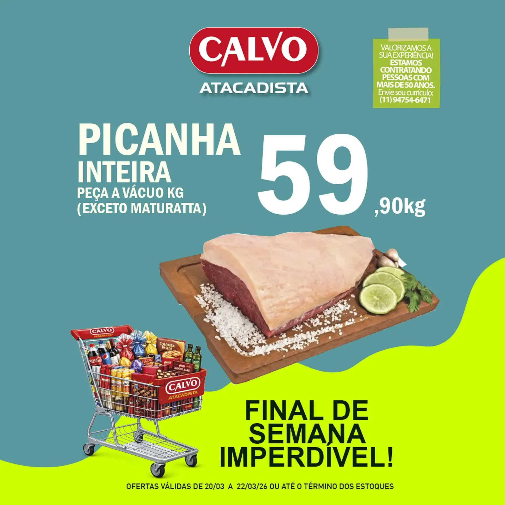 Encarte de Folheto Calvo Atacadista 20 de março até 22 de março 2026 - Pagina 2