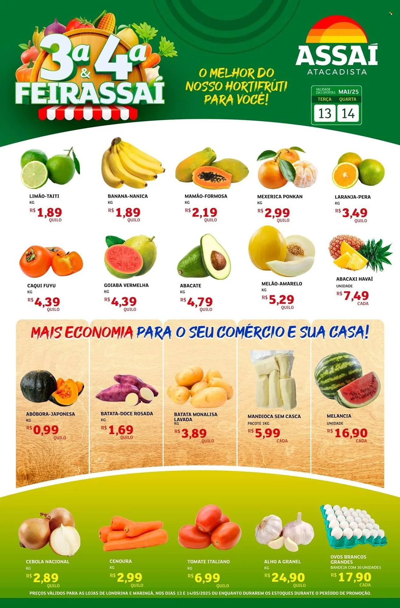 Encarte de Catálogo Assaí Atacadista 13 de maio até 14 de maio 2025 - Pagina 1