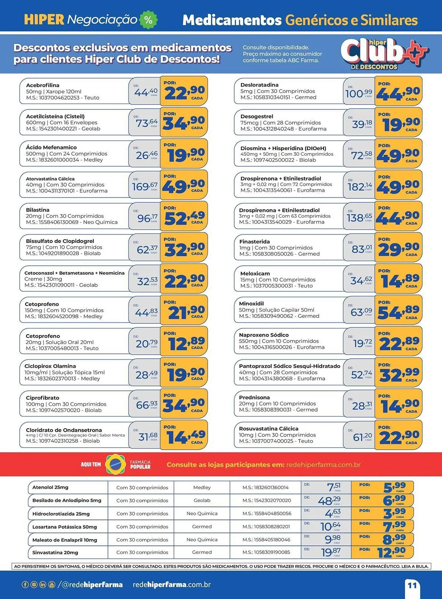 Encarte de Catálogo Hiper Farma 5 de abril até 4 de maio 2026 - Pagina 11