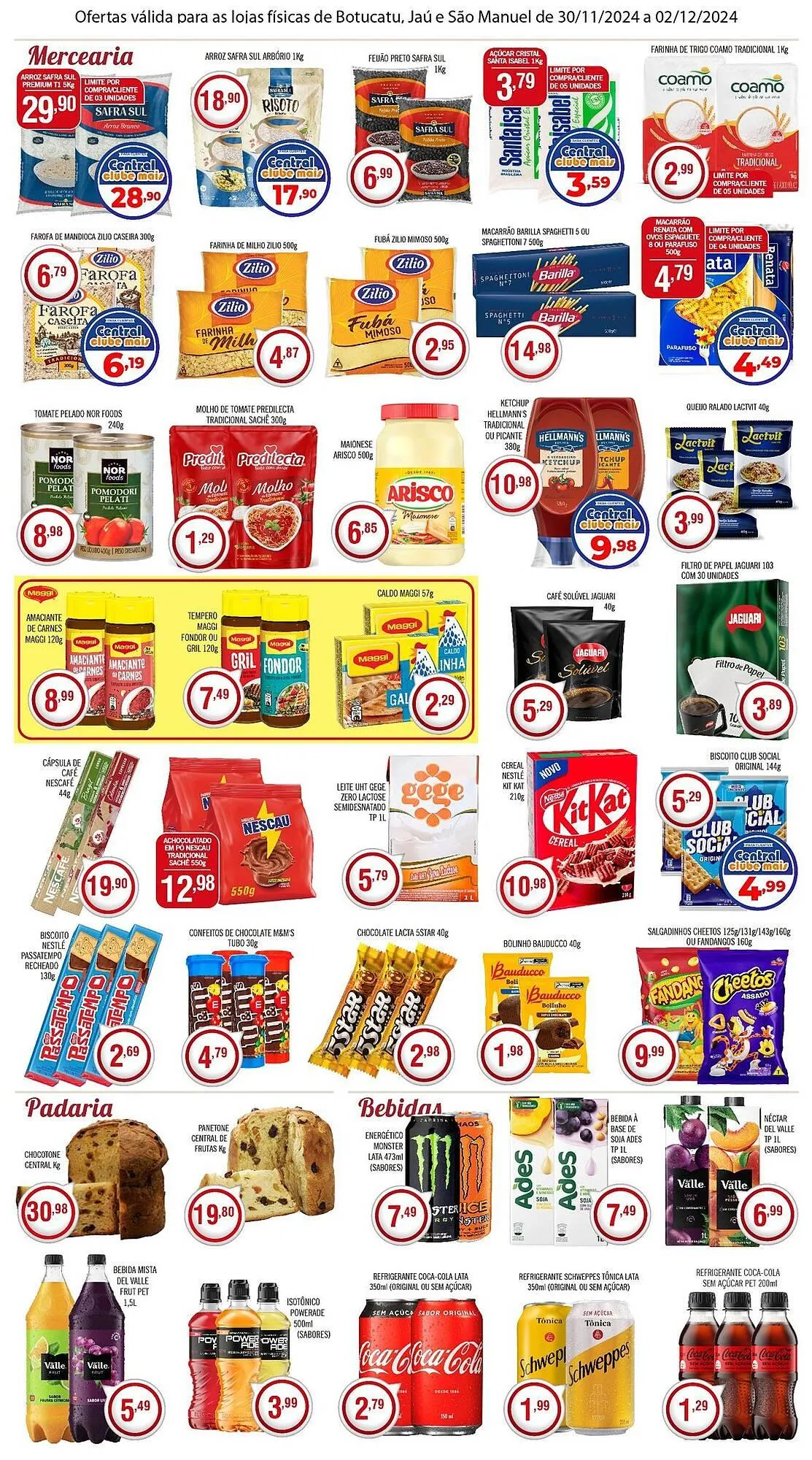 Encarte de Catálogo Central Supermercados 30 de novembro até 2 de dezembro 2024 - Pagina 3