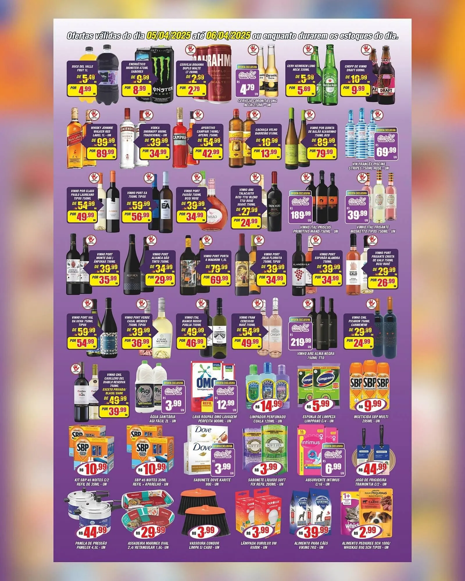 Encarte de Catálogo Violeta Supermercados 5 de abril até 6 de abril 2025 - Pagina 3