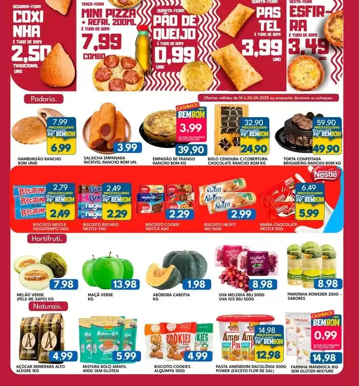 Encarte de Nossas melhores pechinchas 14 de abril até 20 de abril 2025 - Pagina 1