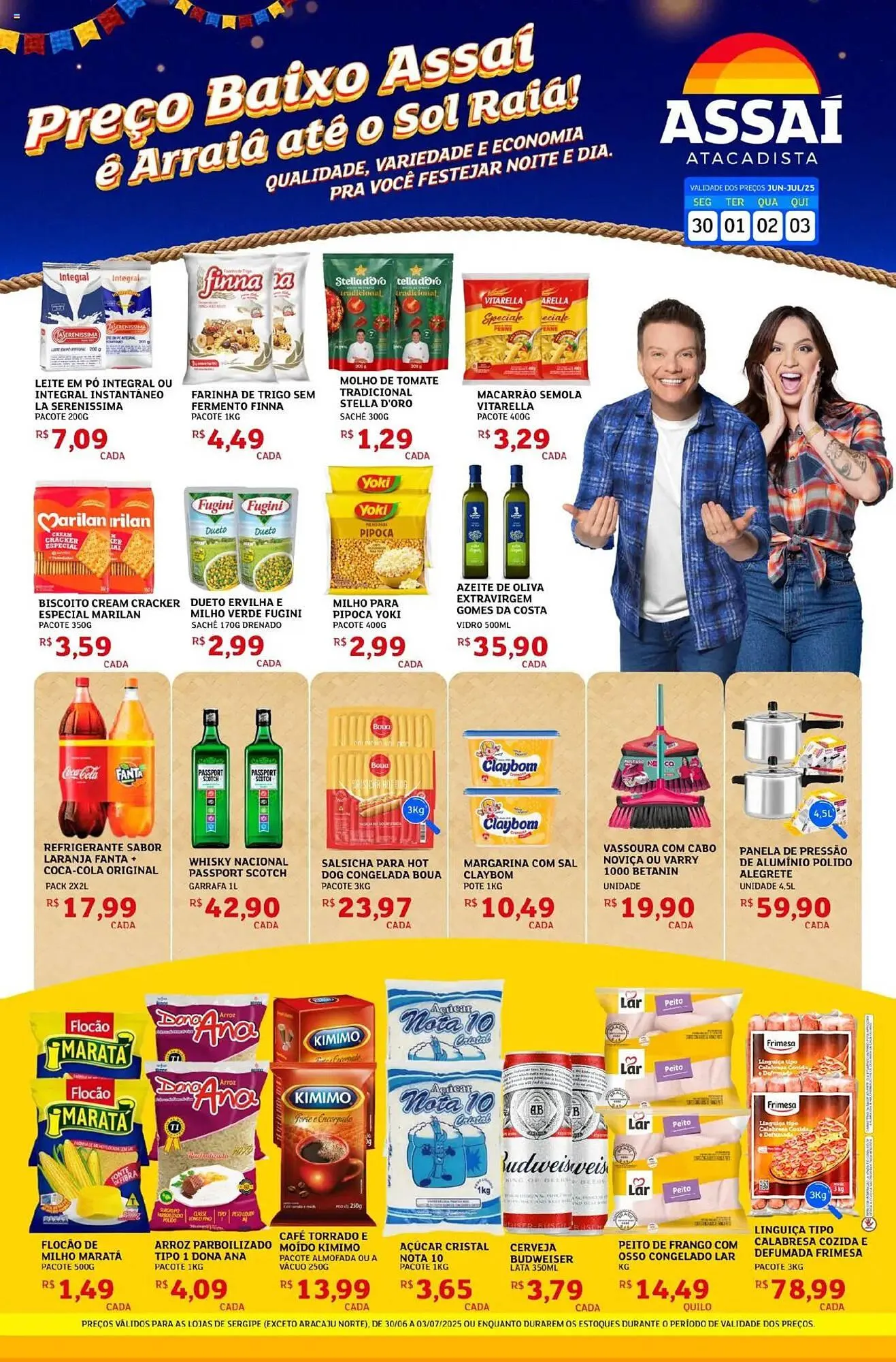 Encarte de Catálogo Assaí Atacadista 30 de junho até 3 de julho 2025 - Pagina 1