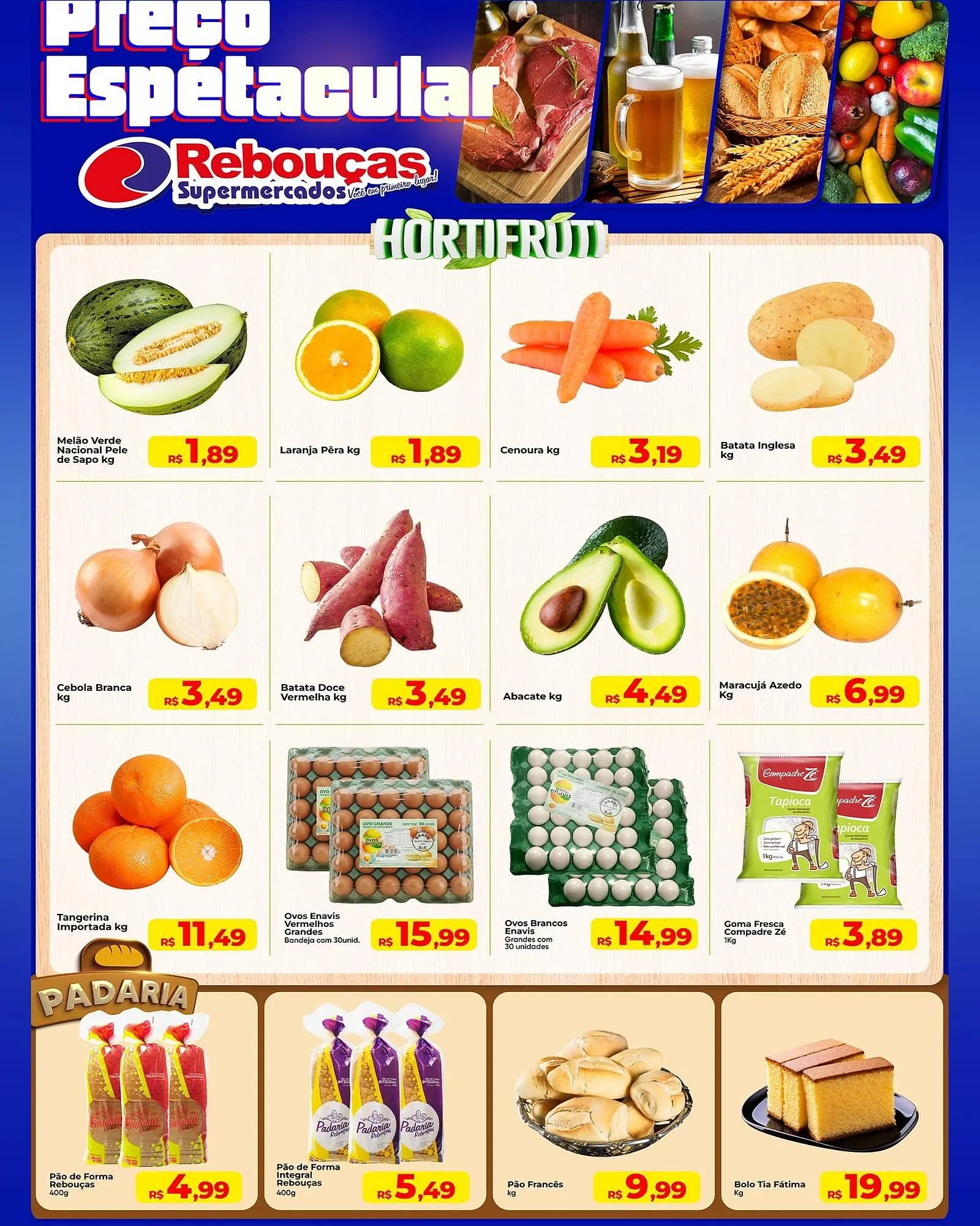 Encarte de Catálogo Rebouças Supermercados 19 de fevereiro até 22 de fevereiro 2026 - Pagina 2