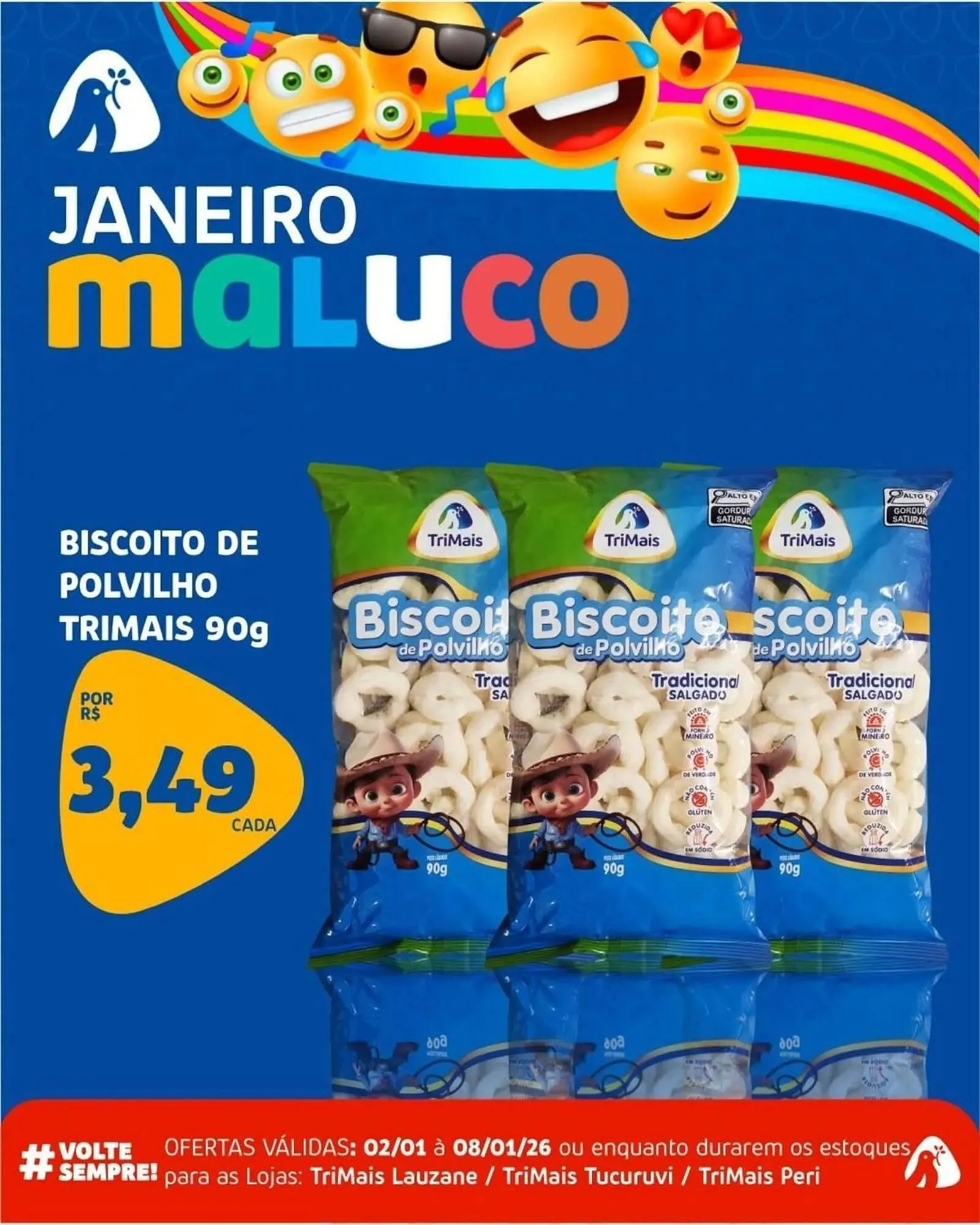 Encarte de Catálogo Trimais Supermercado 2 de janeiro até 8 de janeiro 2026 - Pagina 4