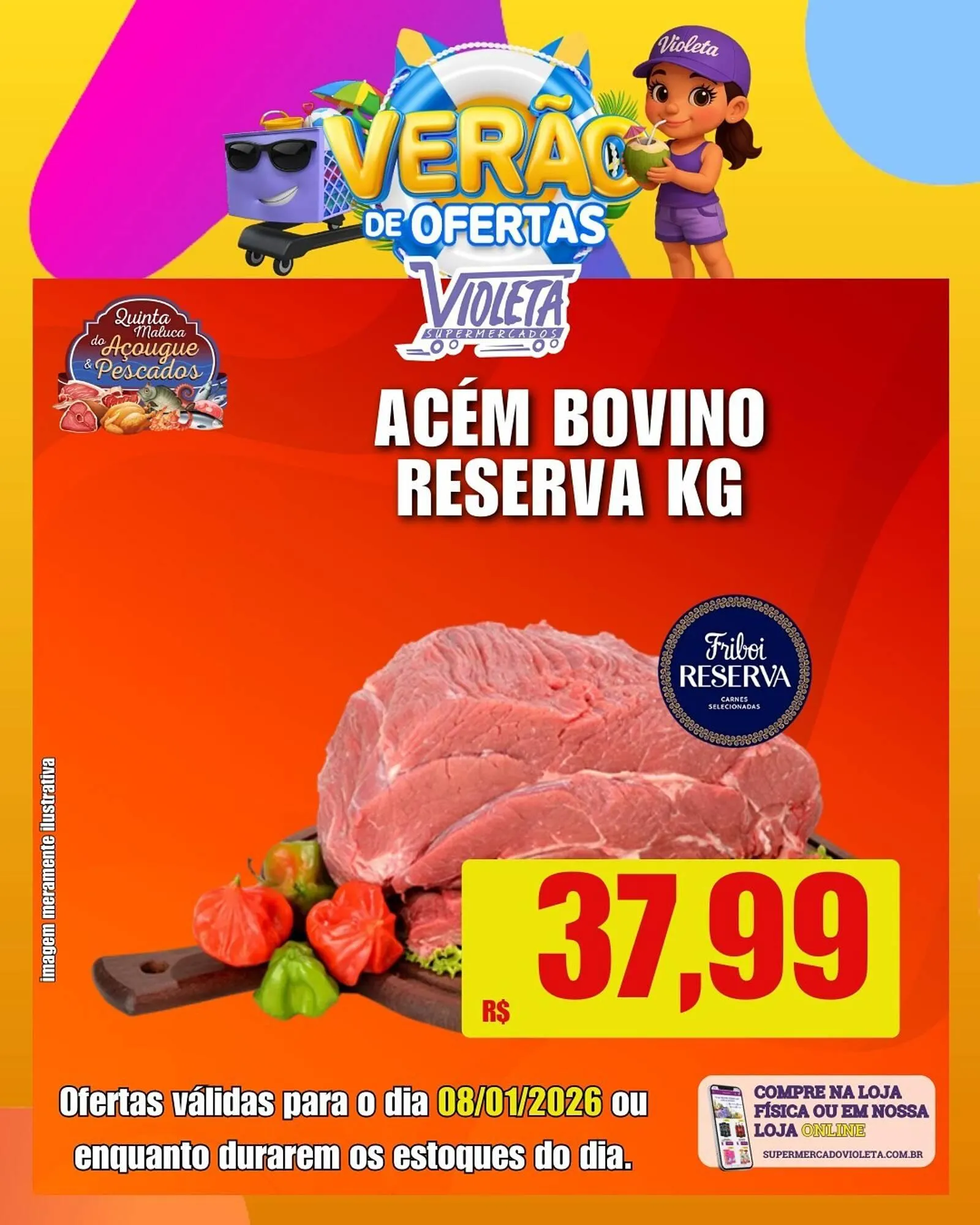 Encarte de Catálogo Violeta Supermercados 8 de janeiro até 8 de janeiro 2026 - Pagina 2