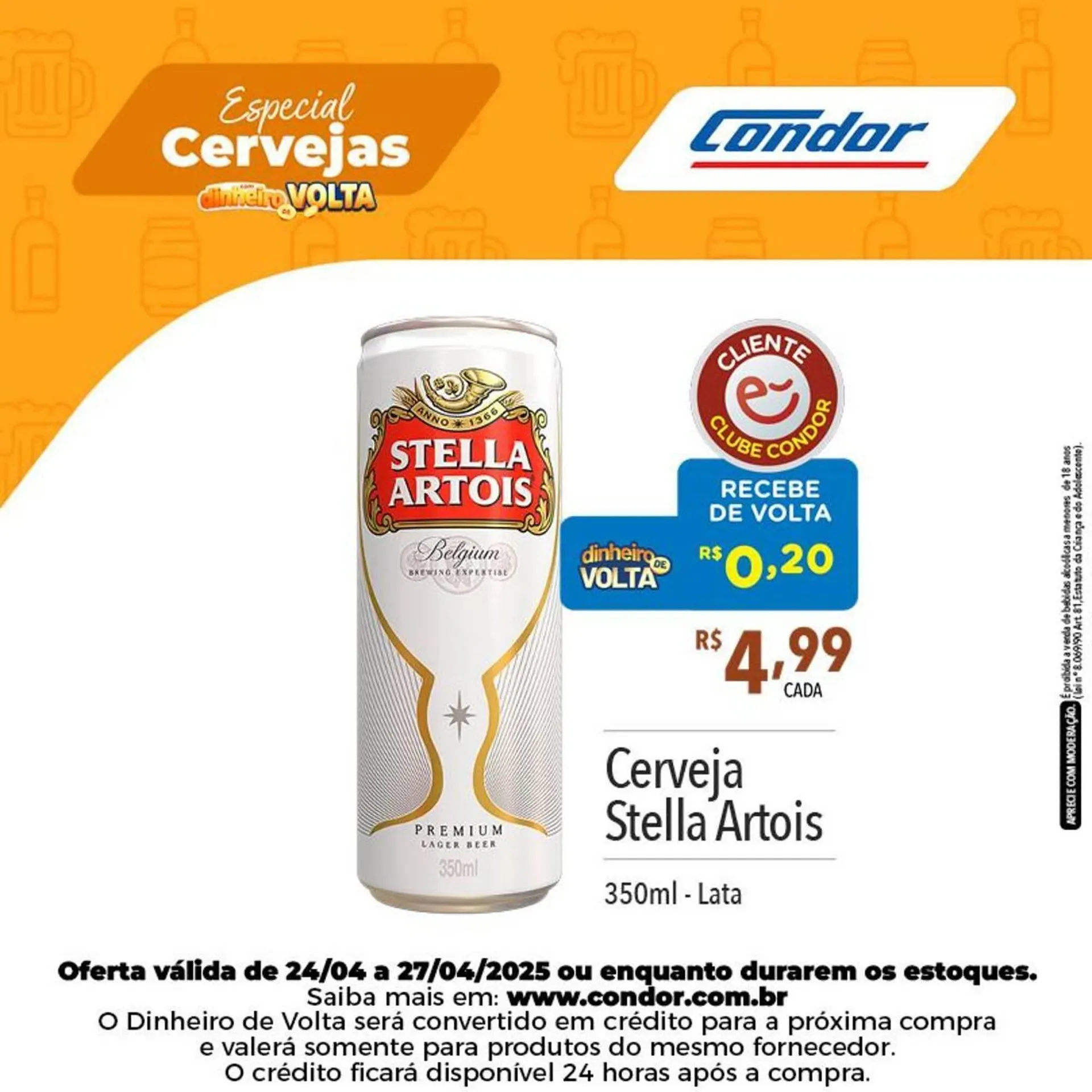 Encarte de Catálogo Supermercados Condor 25 de abril até 27 de abril 2025 - Pagina 4