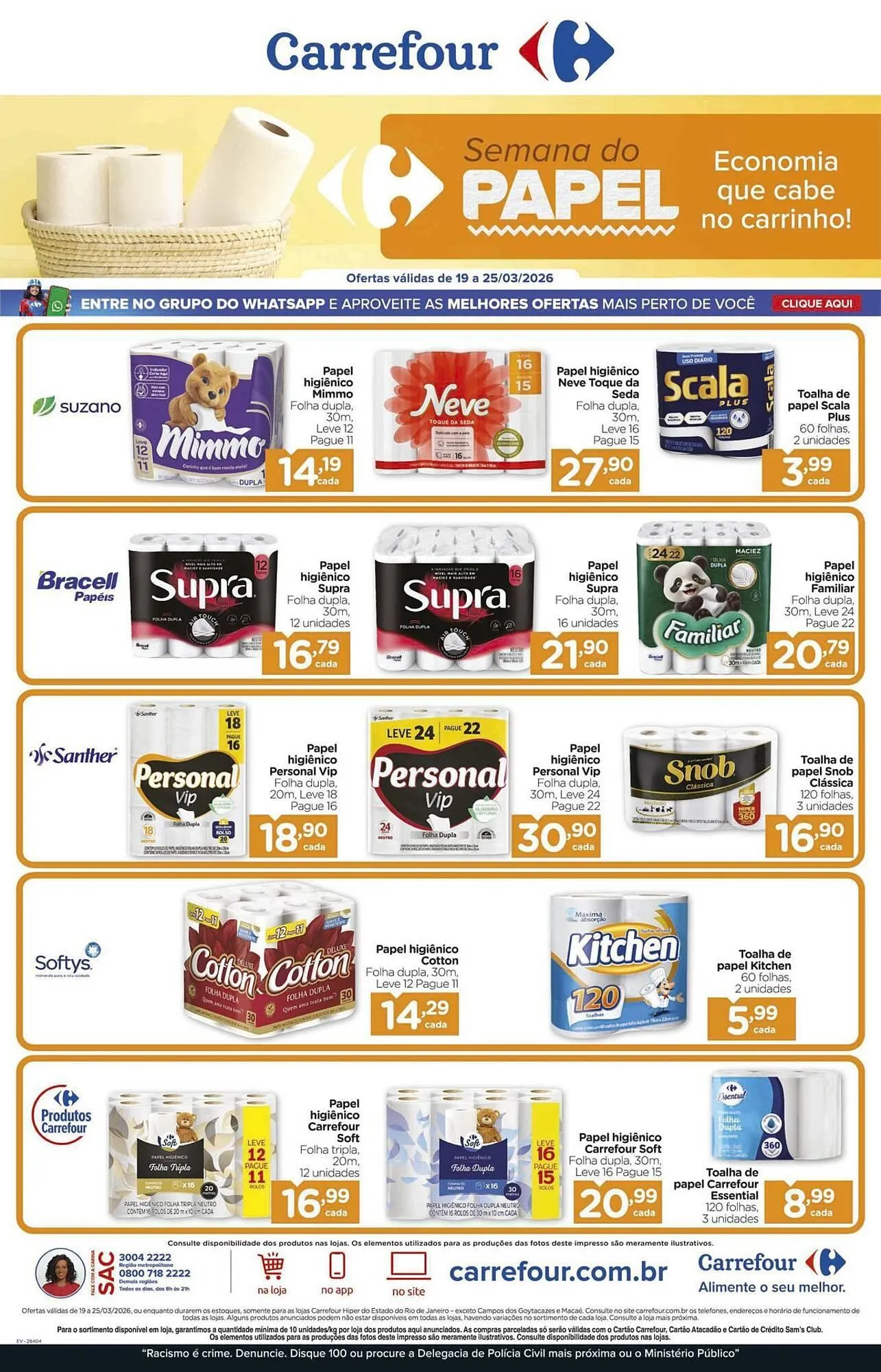Encarte de Folheto Carrefour 19 de março até 25 de março 2026 - Pagina 1