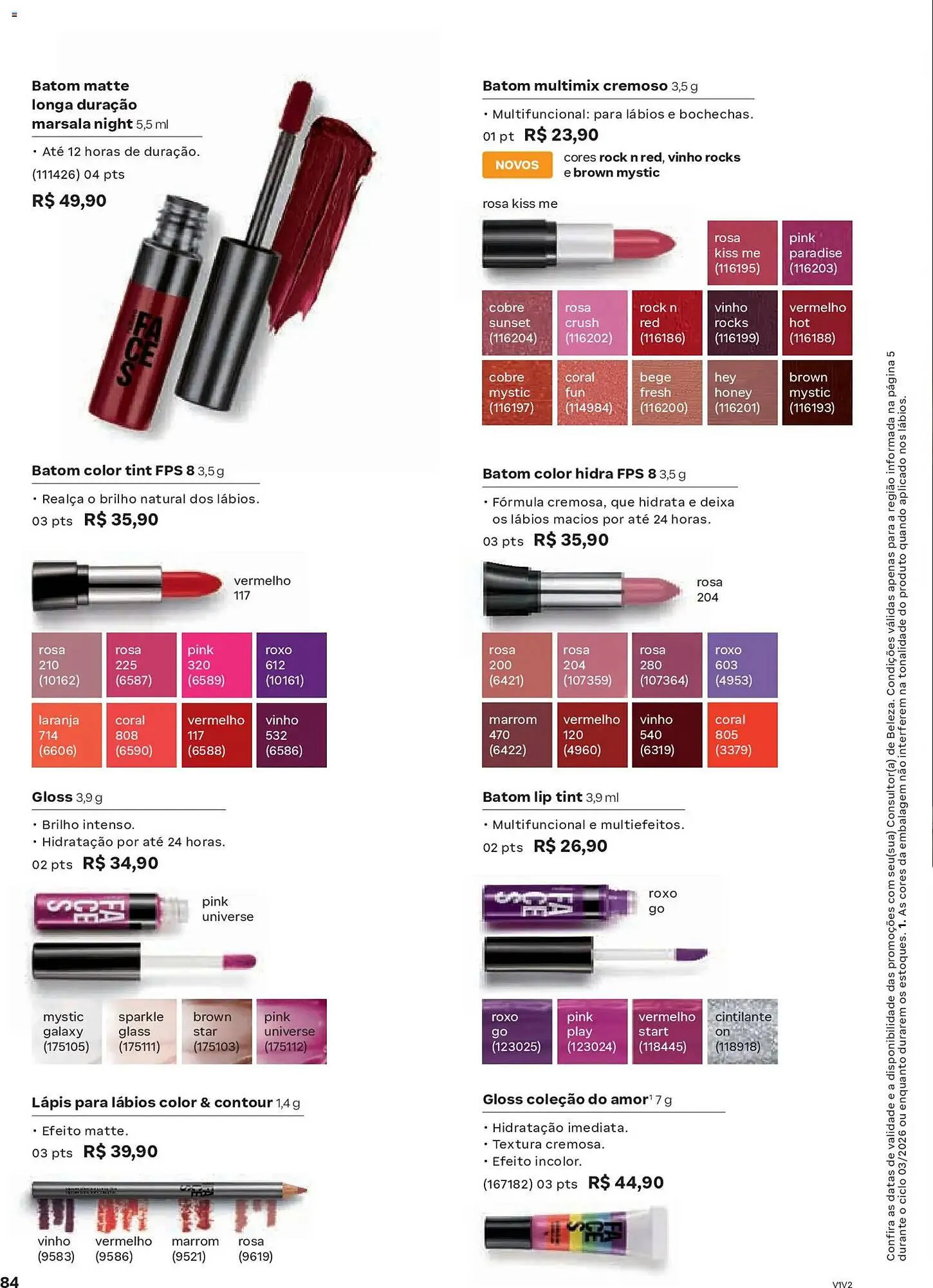 Encarte de Catálogo Natura 4 de fevereiro até 25 de fevereiro 2026 - Pagina 84