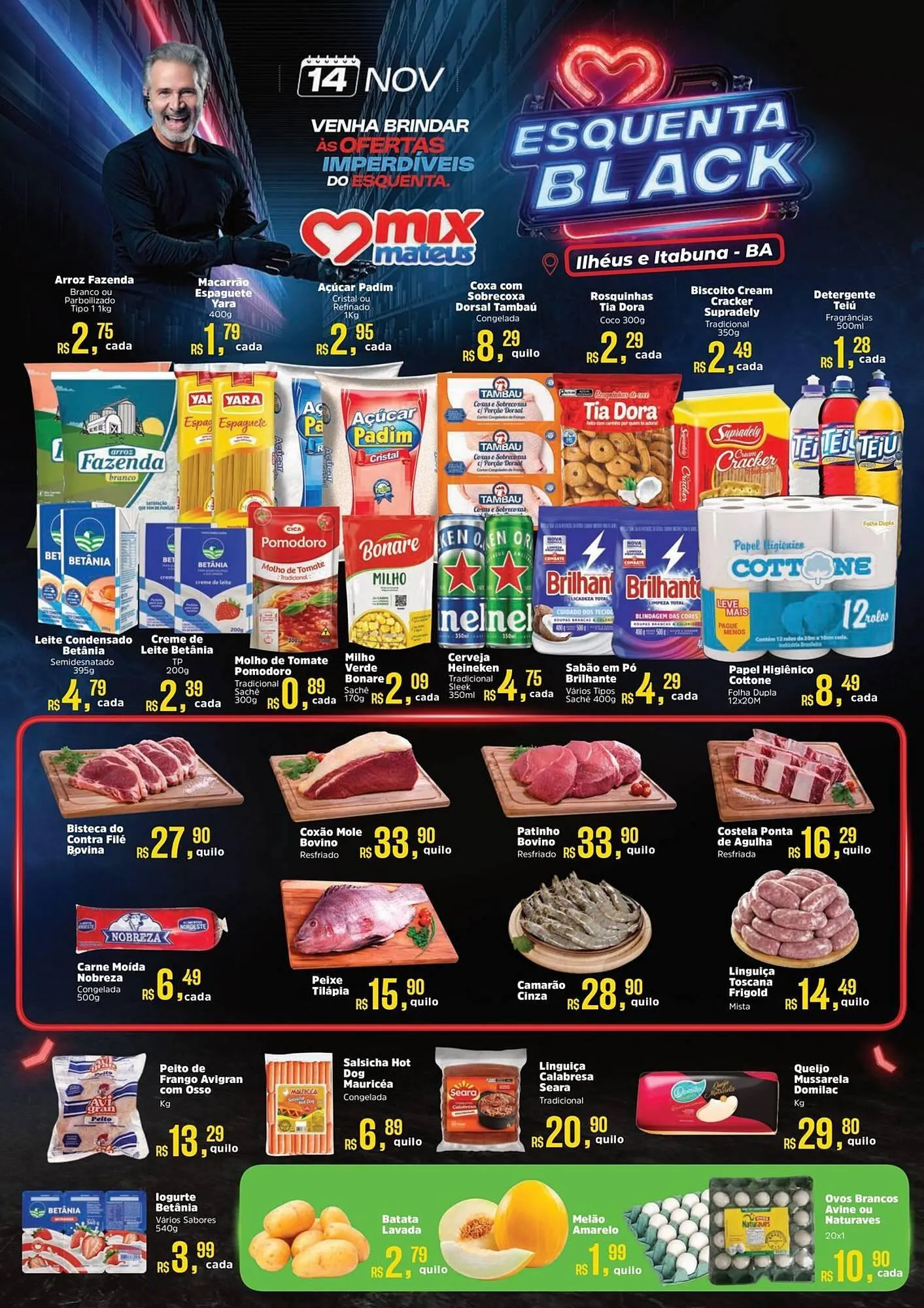 Encarte de Catálogo Supermercados Mateus 14 de novembro até 14 de novembro 2025 - Pagina 1