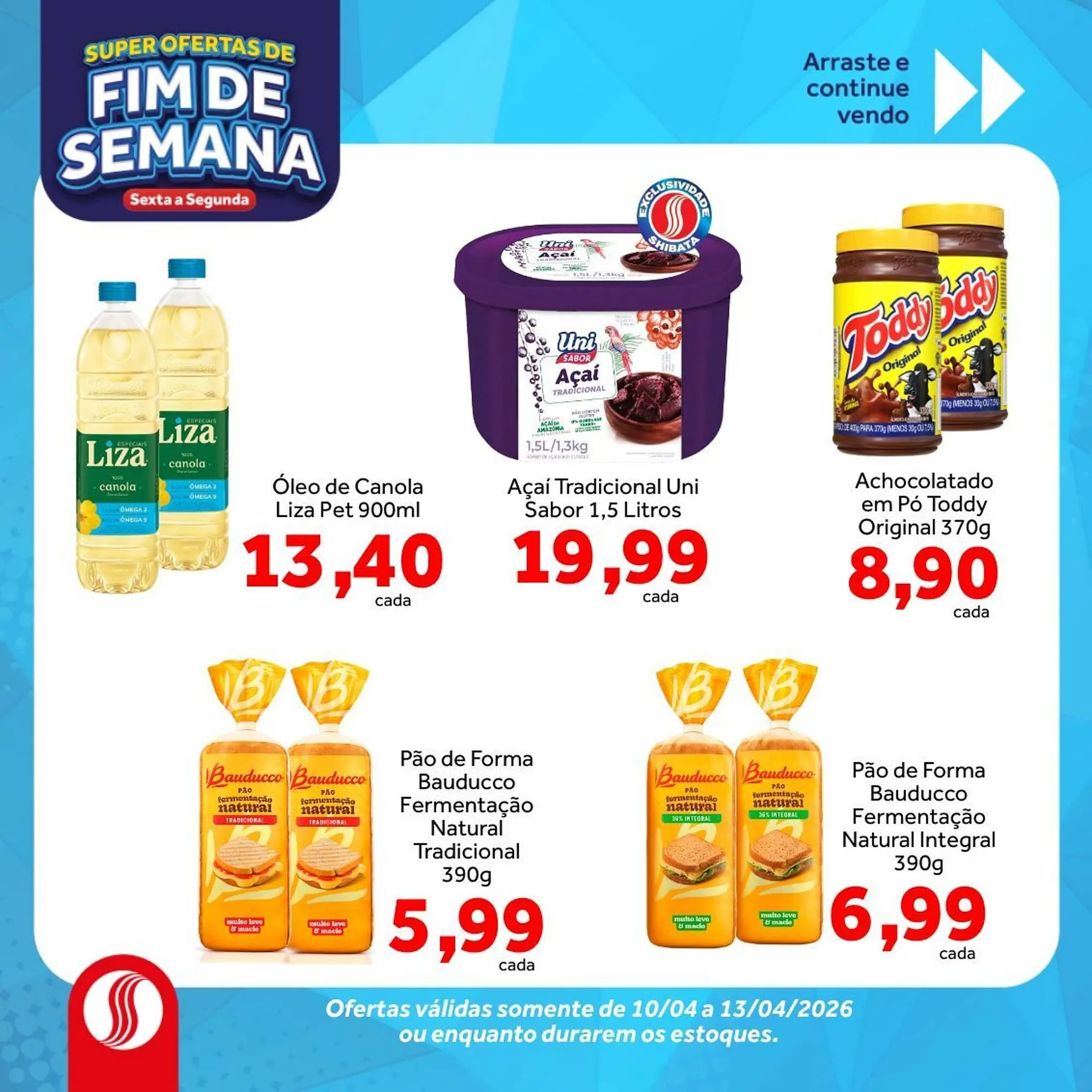Encarte de Folheto Shibata Supermercados 10 de abril até 13 de abril 2026 - Pagina 4