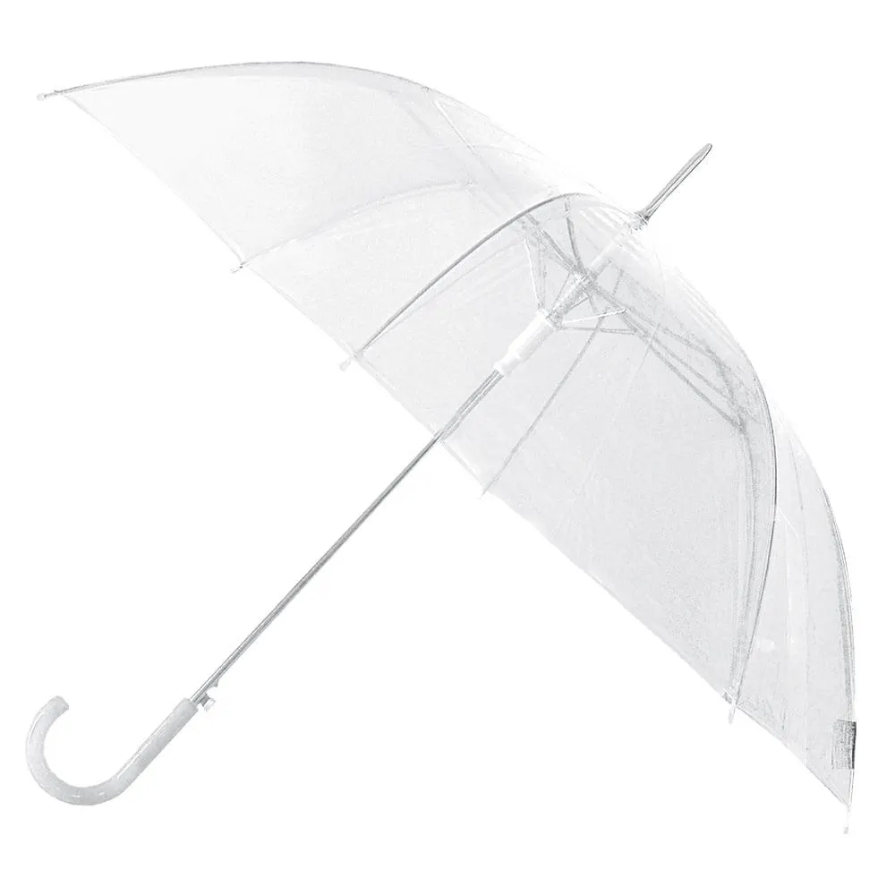 Guarda-chuva Automático Longo Plástico Transparente - Gzt