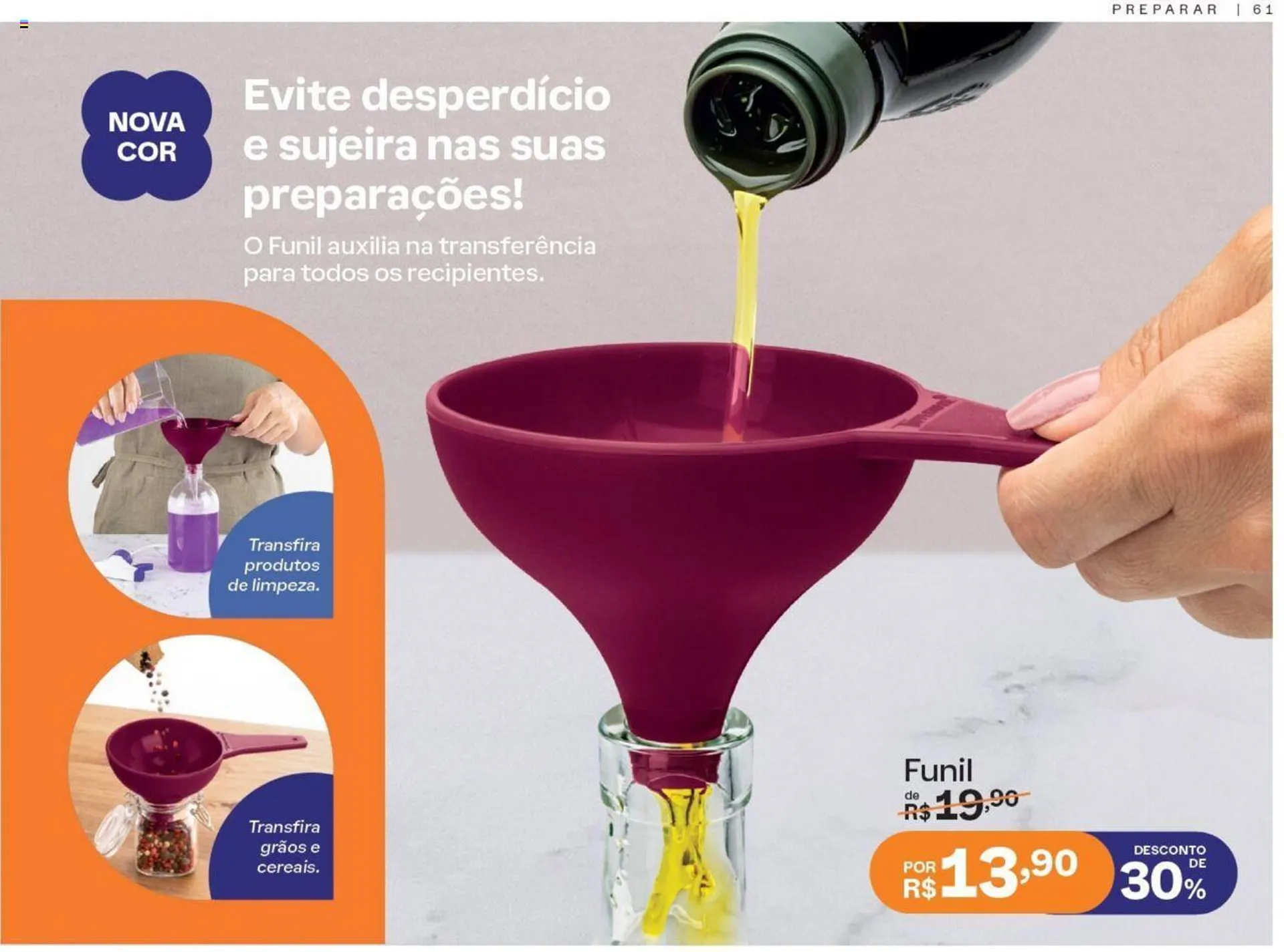 Encarte de Catálogo Tupperware 1 de abril até 30 de abril 2024 - Pagina 62