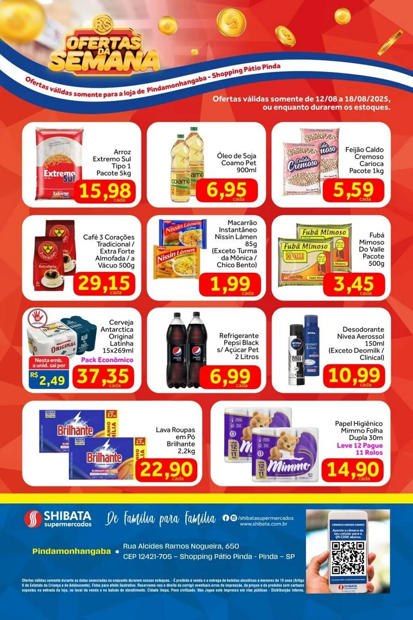 Encarte de Catálogo Shibata Supermercados 12 de agosto até 18 de agosto 2025 - Pagina 2