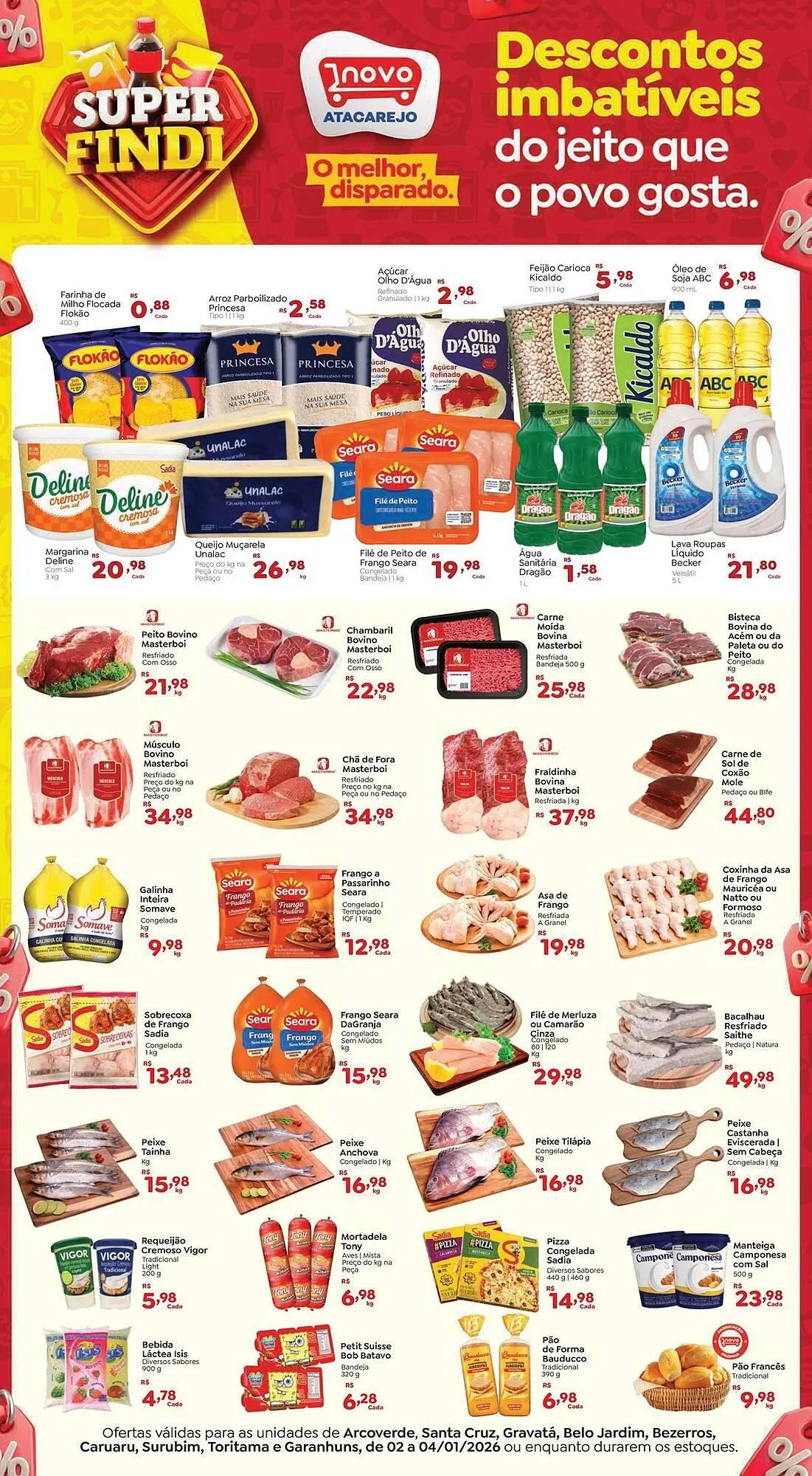 Encarte de Folheto Novo Atacarejo 2 de janeiro até 4 de janeiro 2026 - Pagina 1