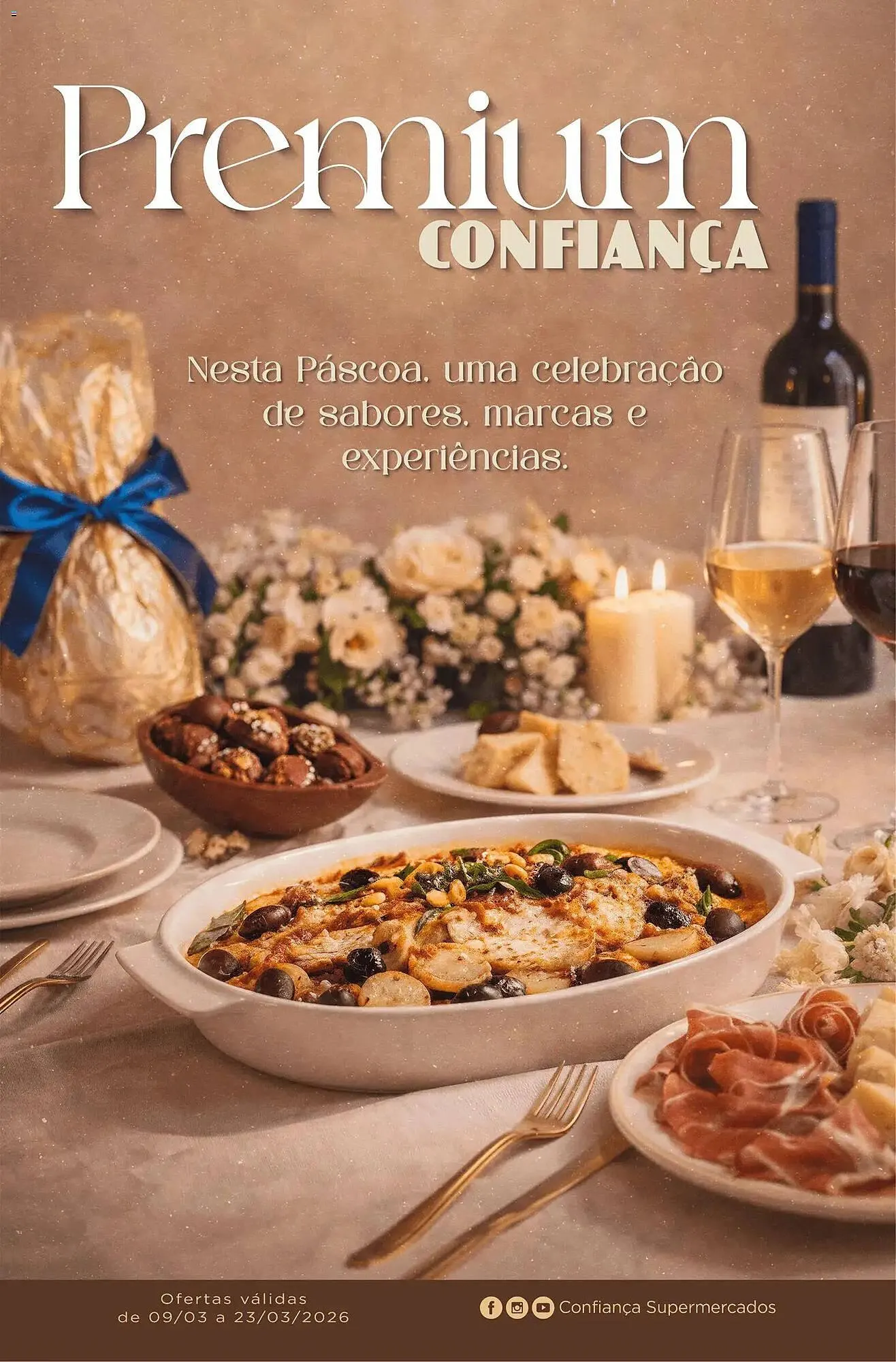 Encarte de Catálogo Confiança Supermercados 9 de março até 24 de março 2026 - Pagina 1