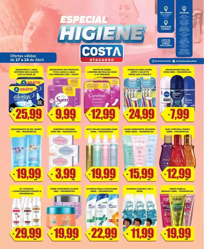 Encarte de Nossas melhores pechinchas 18 de abril até 24 de abril 2025 - Pagina 1