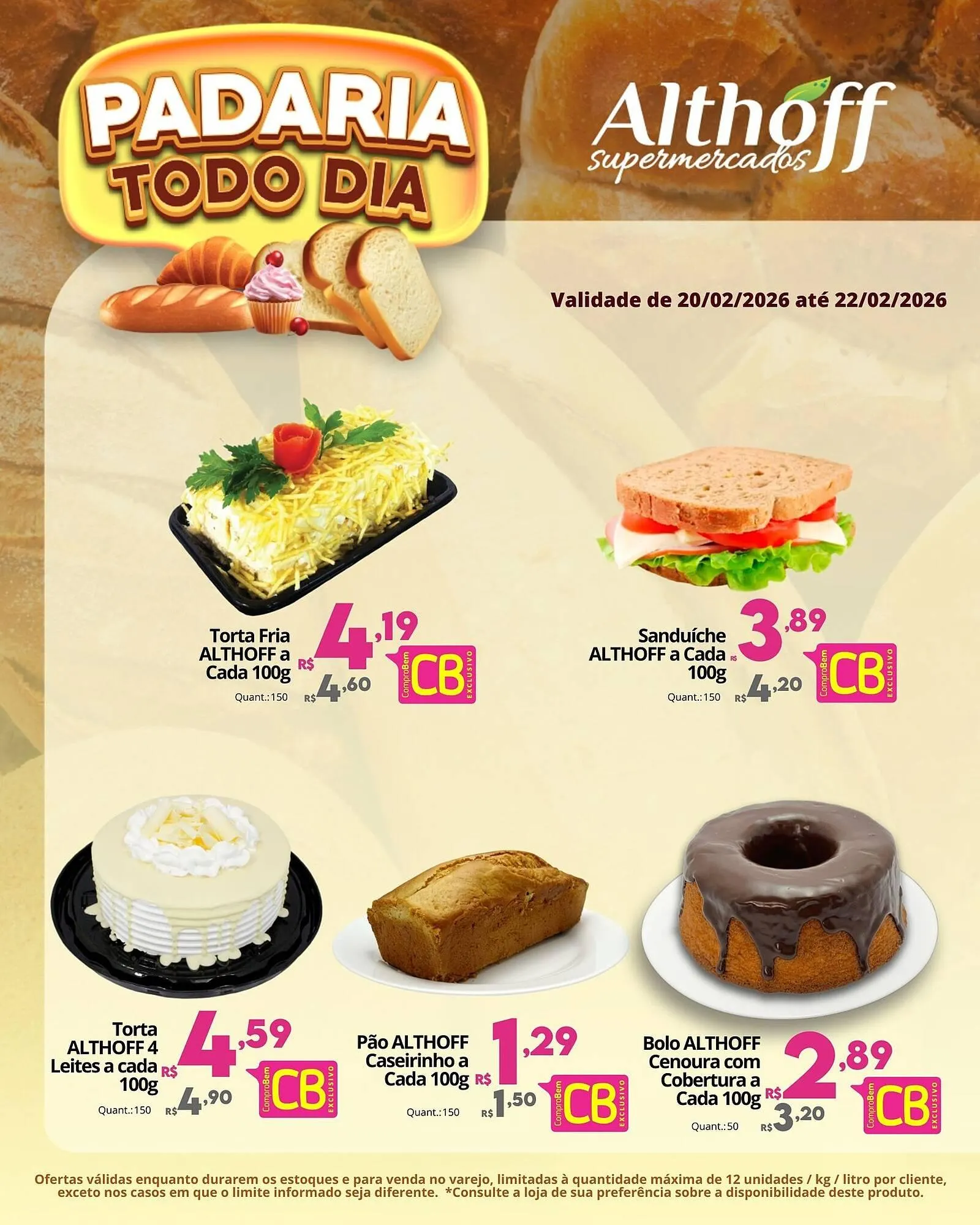 Encarte de Encarte Althoff Supermercados 20 de fevereiro até 22 de fevereiro 2026 - Pagina 2