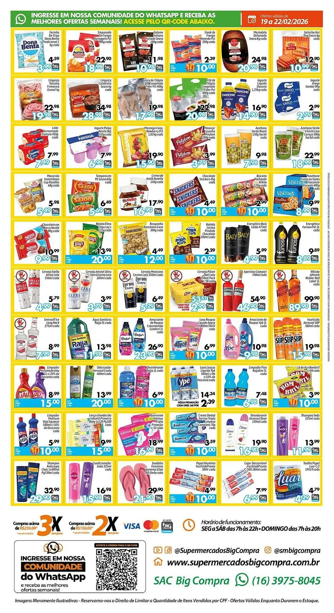 Encarte de Catálogo Supermercados Big Compra 19 de fevereiro até 22 de fevereiro 2026 - Pagina 2