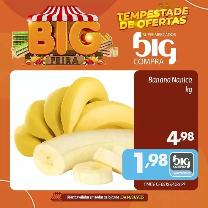 Encarte de Encarte Supermercados Big Compra 13 de janeiro até 14 de janeiro 2025 - Pagina 2
