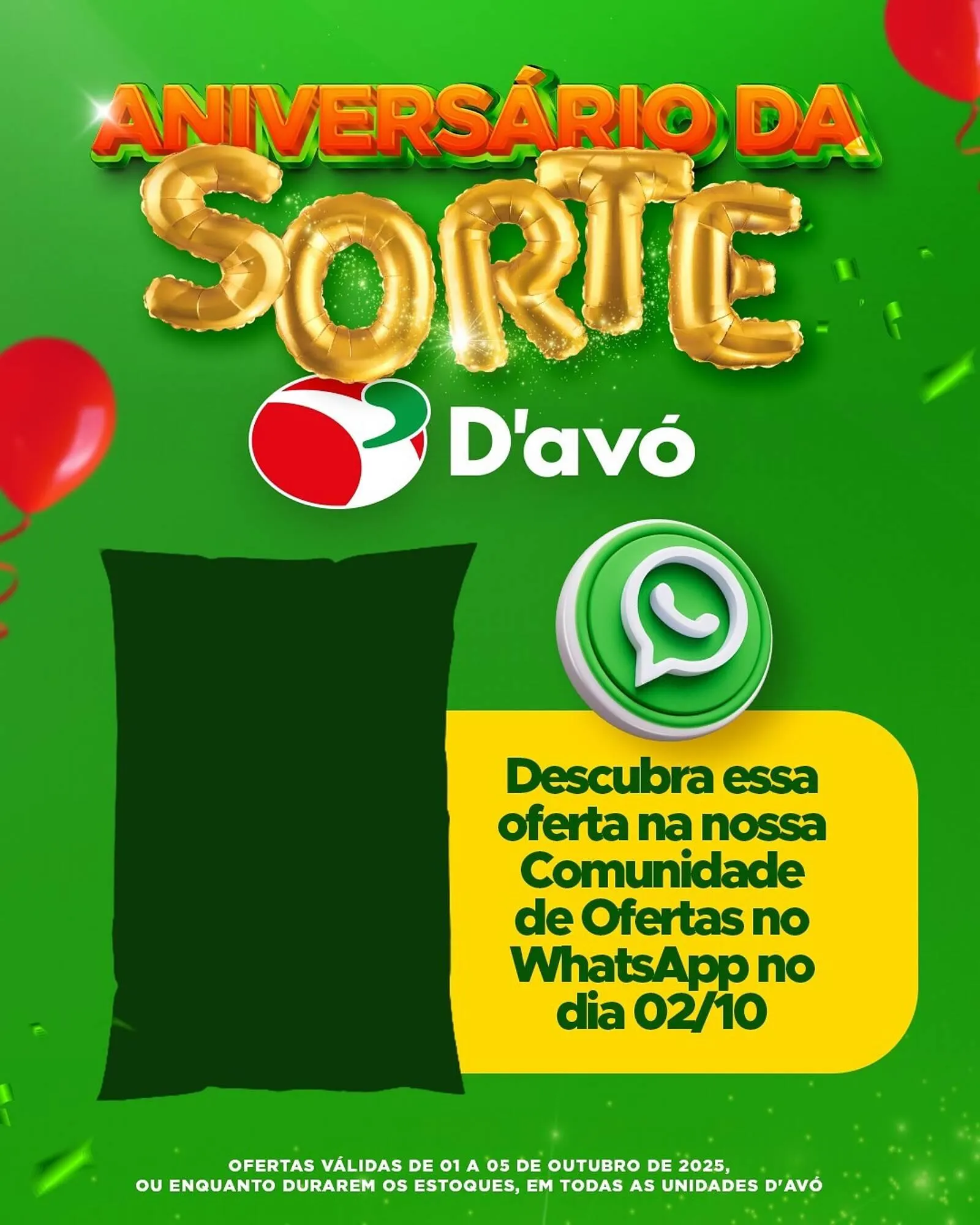 Encarte de Catálogo D'avó Supermercado 1 de outubro até 5 de outubro 2025 - Pagina 1