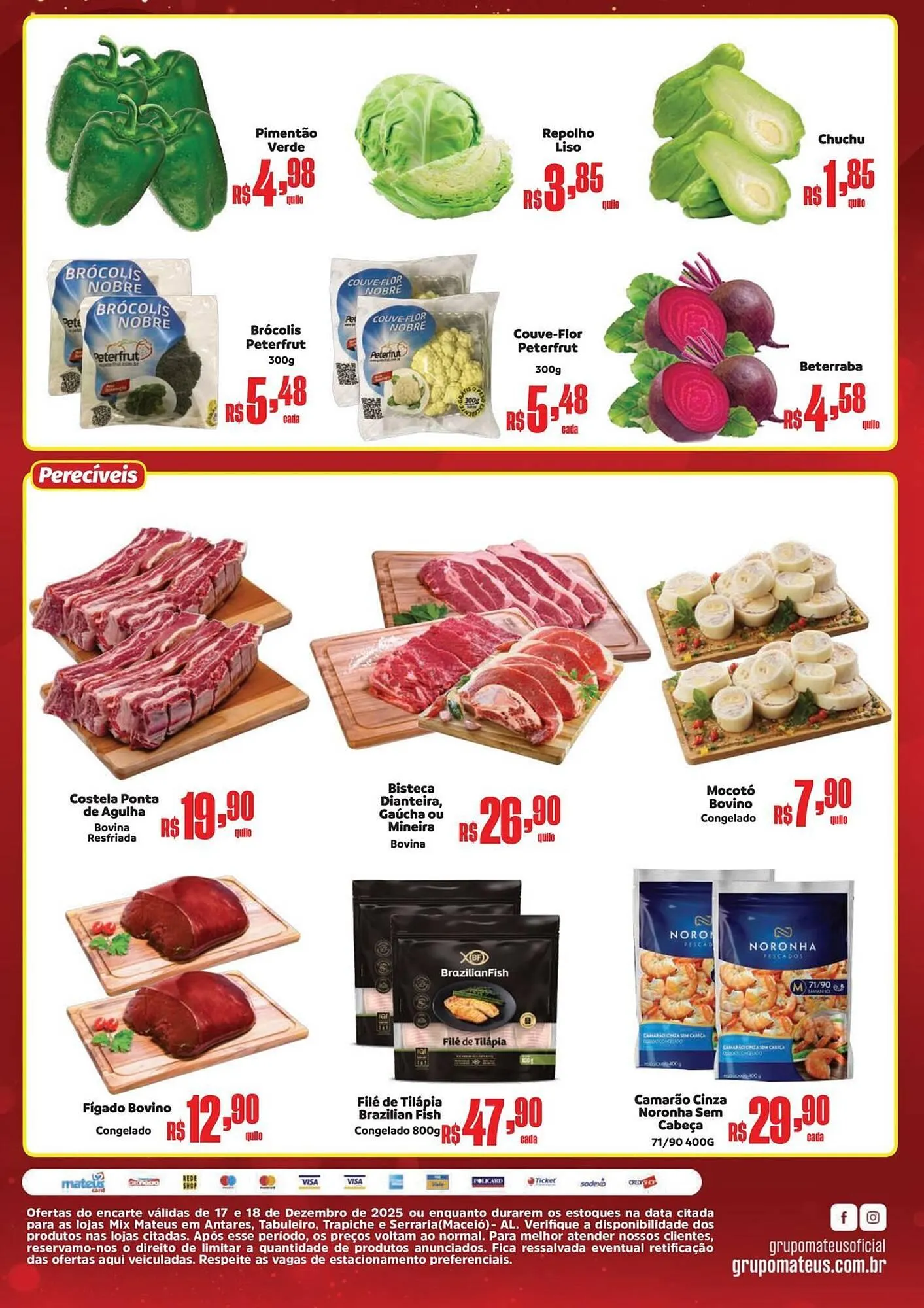 Encarte de Catálogo Supermercados Mateus 17 de dezembro até 18 de dezembro 2025 - Pagina 2
