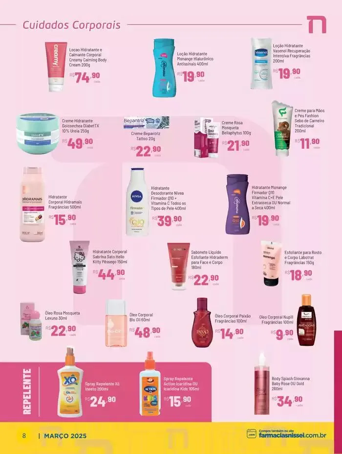 Encarte de  Preços “POR” válido para o Estado do Paraná  4 de março até 31 de março 2025 - Pagina 8