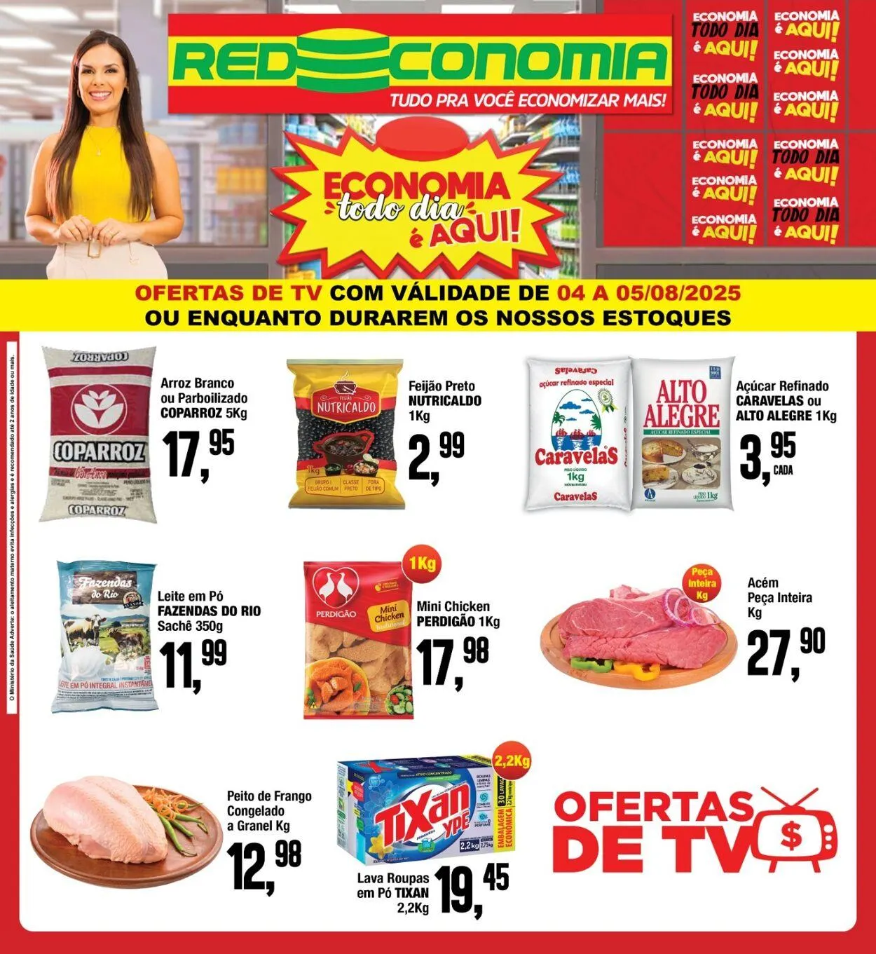 Encarte de Redeconomia 5 de agosto até 19 de agosto 2025 - Pagina 1