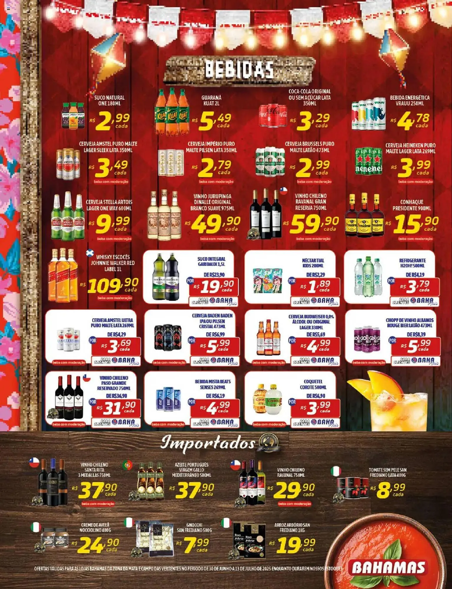 Encarte de Catálogo Bahamas Supermercados 30 de junho até 13 de julho 2025 - Pagina 14