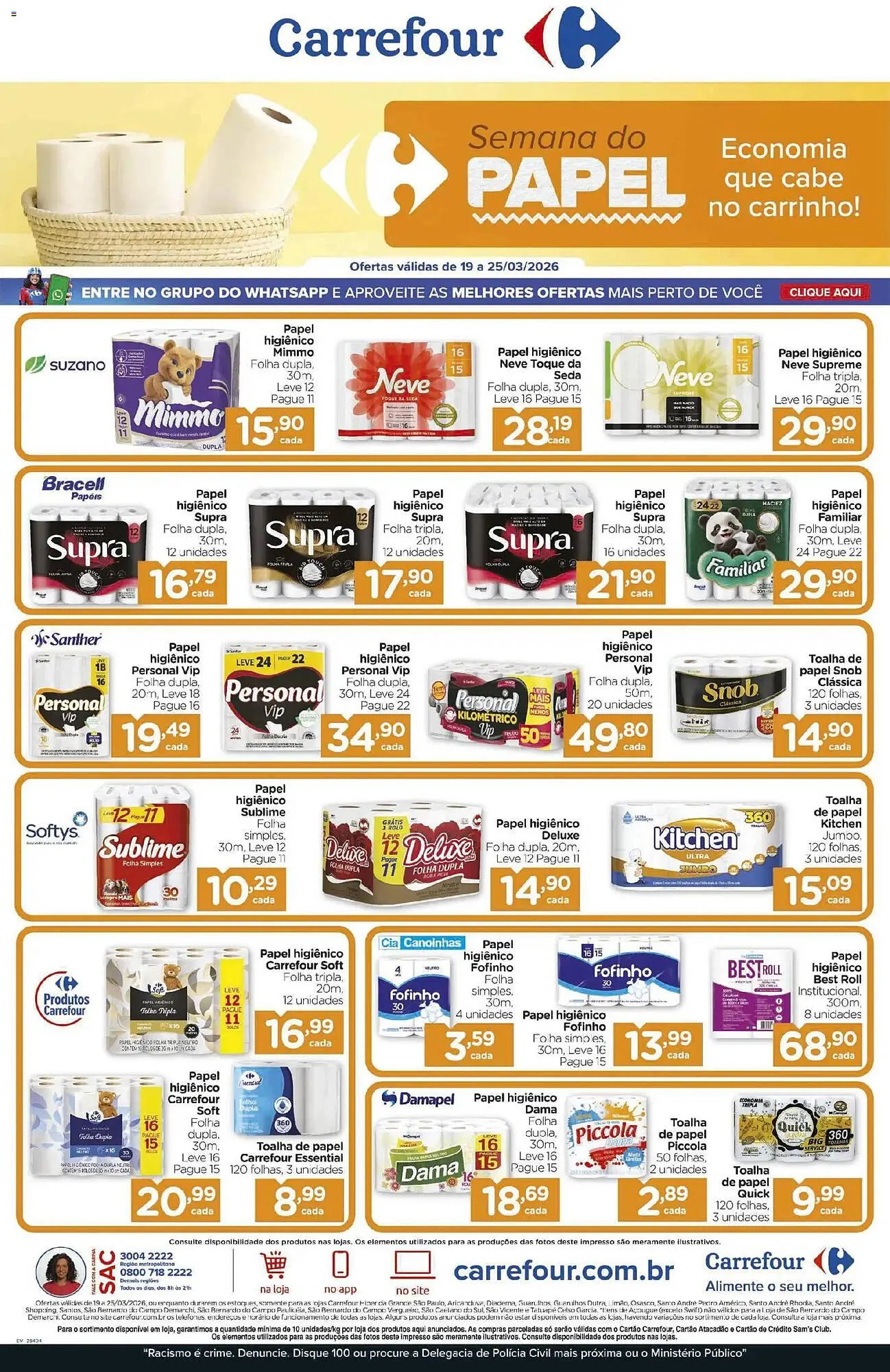 Encarte de Folheto Carrefour 19 de março até 25 de março 2026 - Pagina 1
