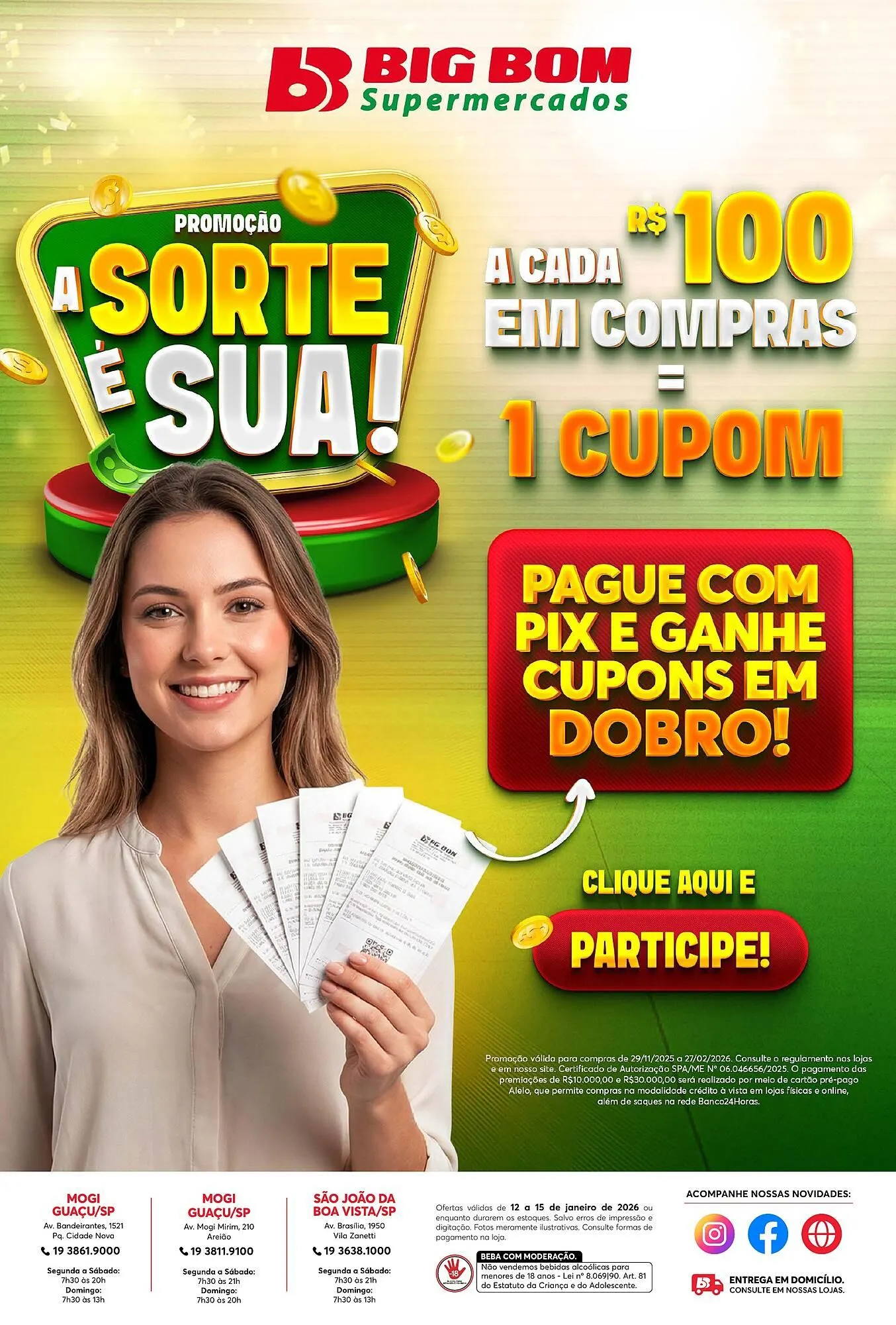 Encarte de Catálogo Big Bom Supermercados 12 de janeiro até 15 de janeiro 2026 - Pagina 2