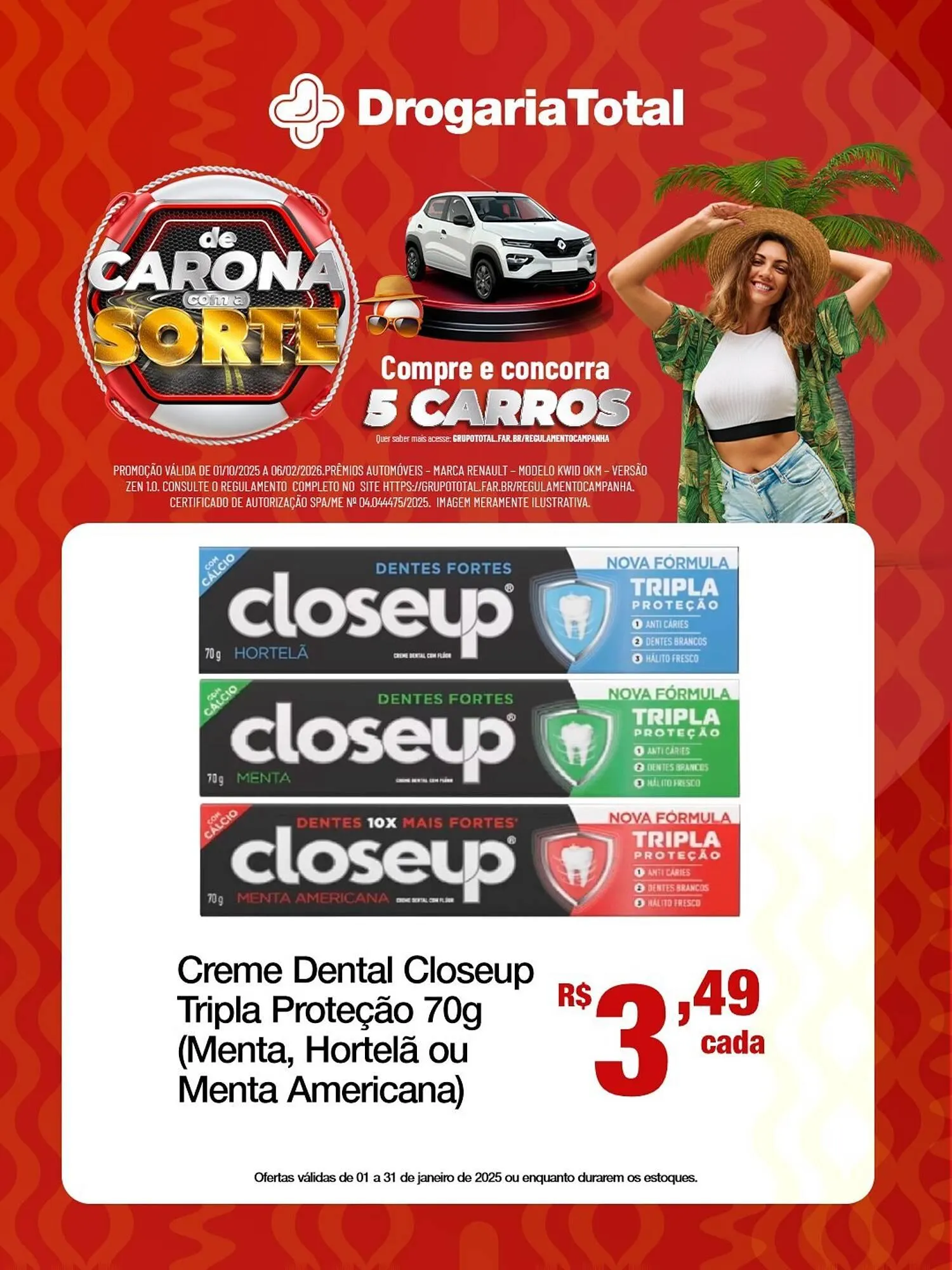 Encarte de Catálogo Drogaria Total 1 de janeiro até 31 de janeiro 2026 - Pagina 1