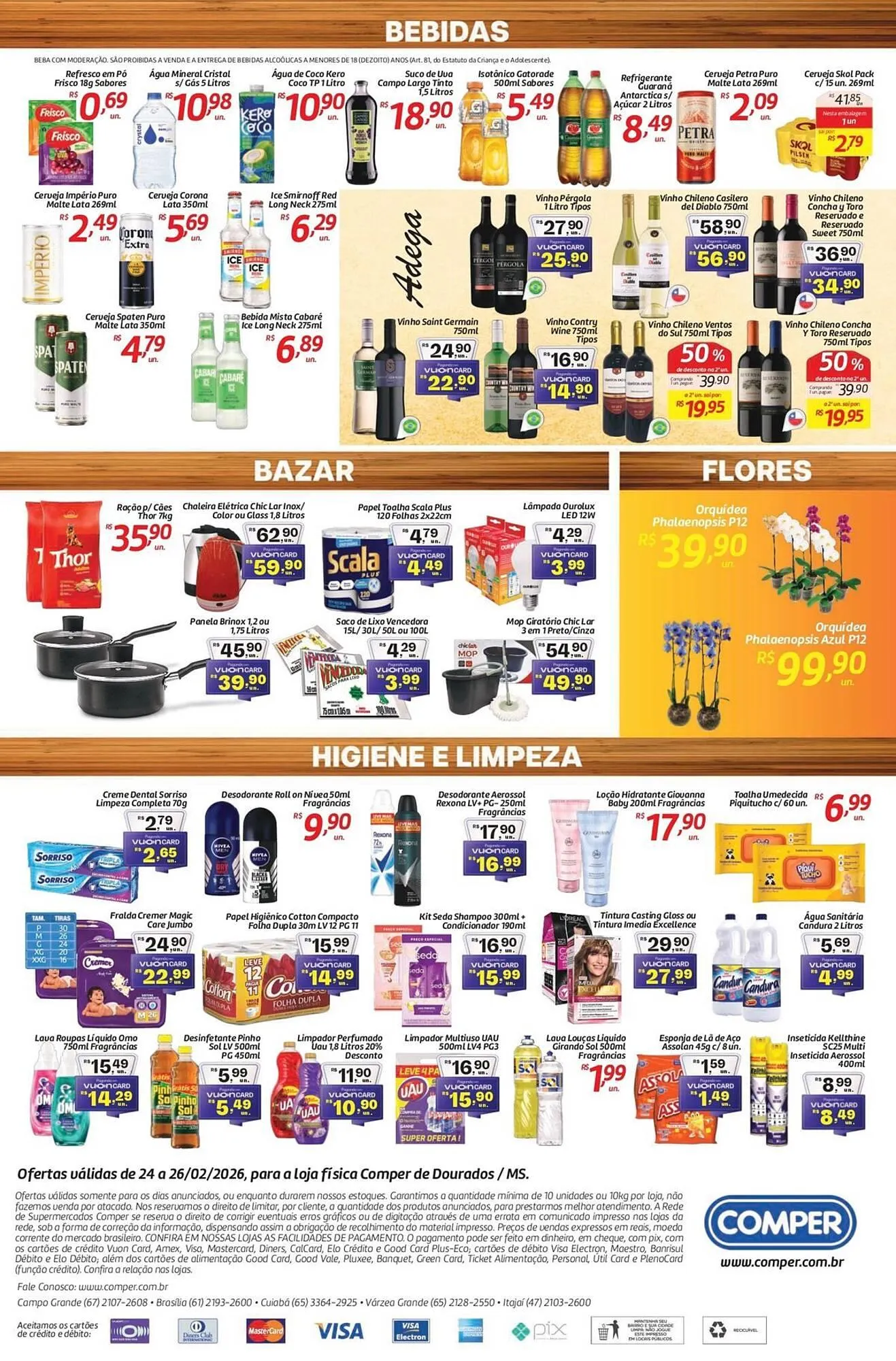 Encarte de Folheto Comper 24 de fevereiro até 26 de fevereiro 2026 - Pagina 4