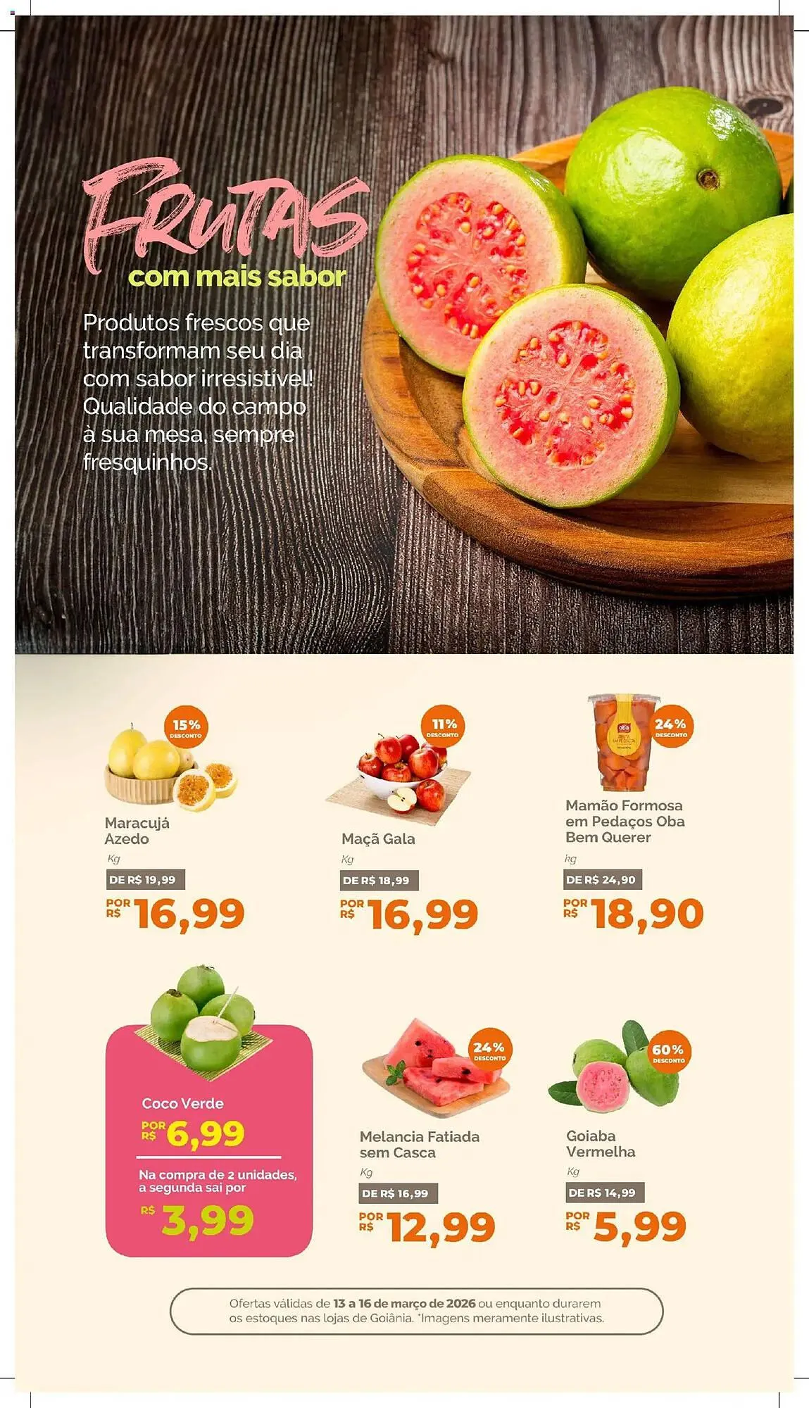 Encarte de Folheto Oba Hortifruti 13 de março até 16 de março 2026 - Pagina 4