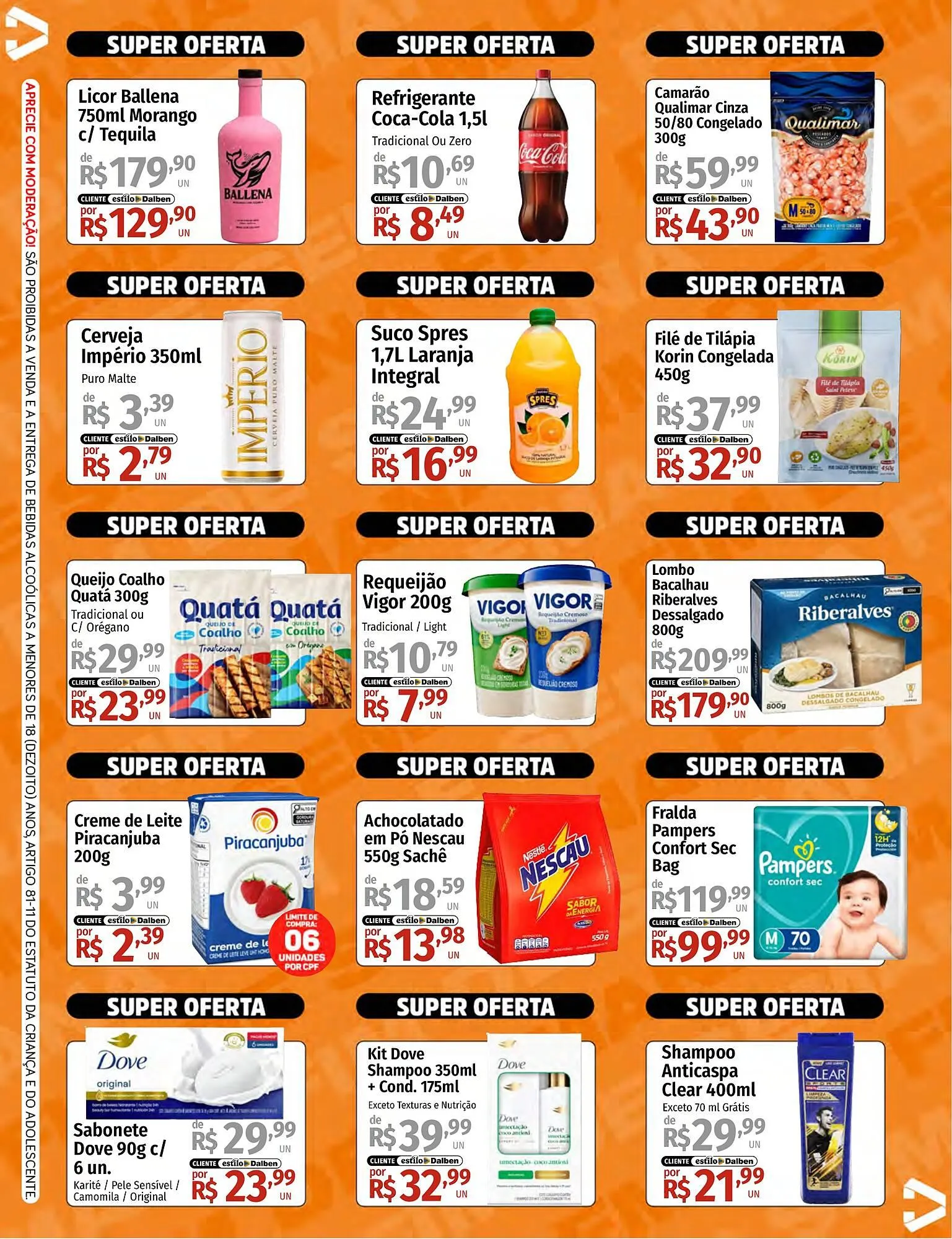 Encarte de Catálogo Supermercado Dalben 10 de abril até 12 de abril 2026 - Pagina 2