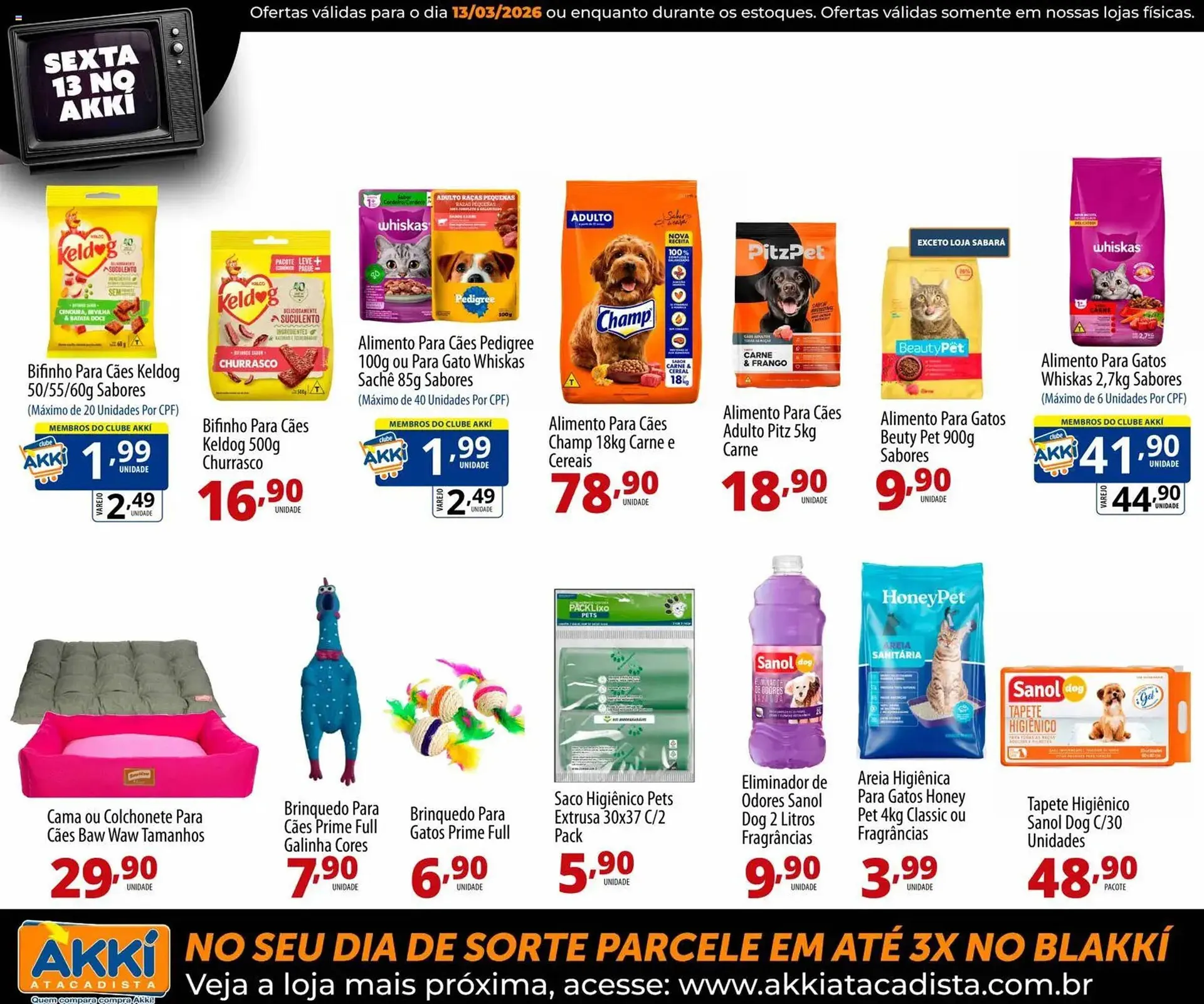 Encarte de Folheto Akki Atacadista 13 de março até 13 de março 2026 - Pagina 12