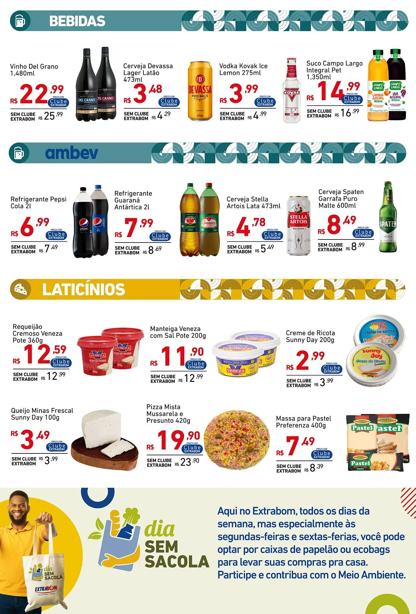 Encarte de Catálogo Extrabom Supermercados 13 de março até 26 de março 2025 - Pagina 6