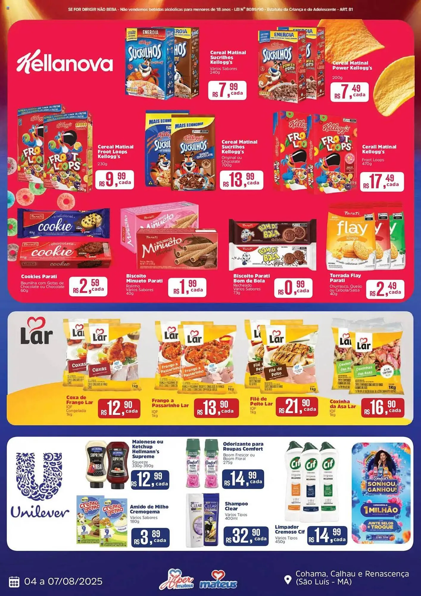 Encarte de Catálogo Supermercados Mateus 4 de agosto até 7 de agosto 2025 - Pagina 4