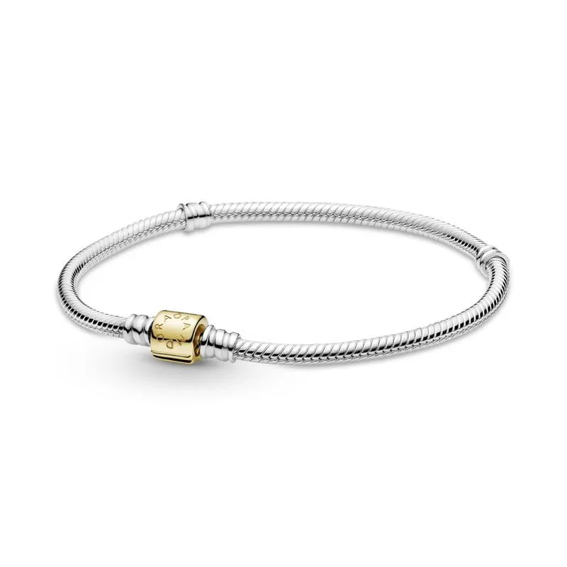 Bracelete Pandora Moments Celebração Com Ouro 14k