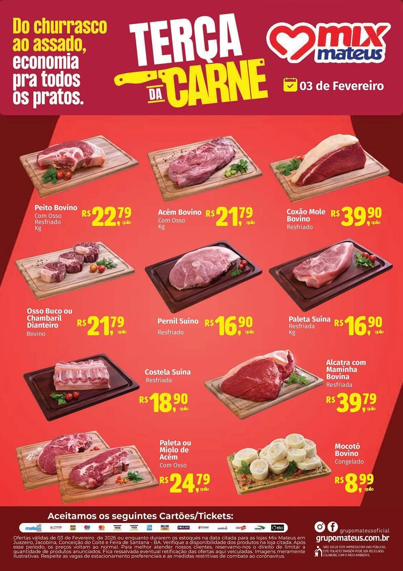 Encarte de Catálogo Supermercados Mateus 3 de fevereiro até 3 de fevereiro 2026 - Pagina 1
